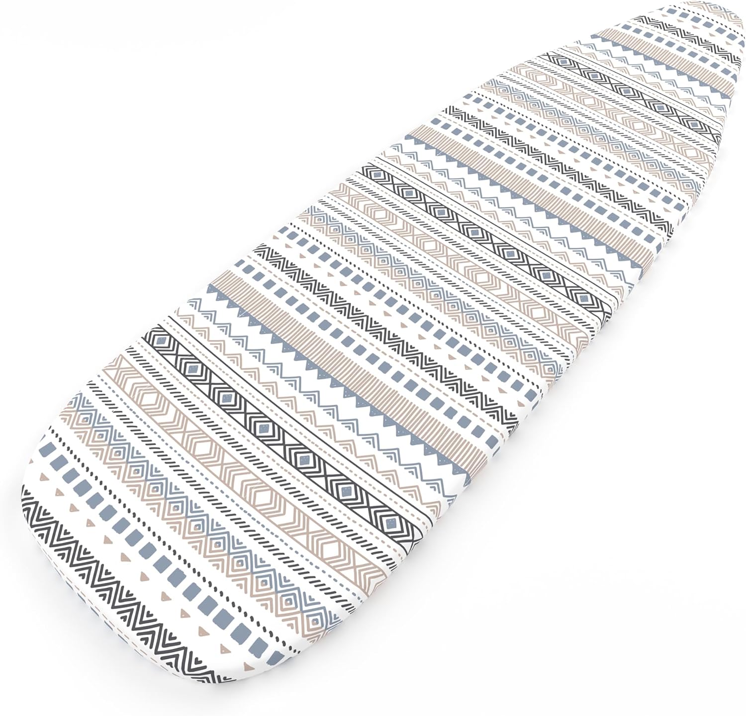 Encasa XO Ironing Board Cover and Pad 54"x15" - Thick 3mm Felt Padding, Drawstring Tightening &