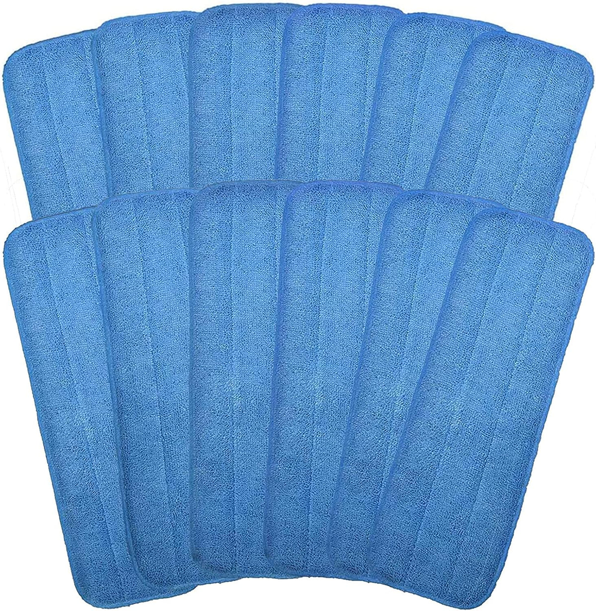 Microfiber Mop Pads, 18.5 x 6.3 Inch Reusable and Washable Spray Mop Pads, Wet and Dry Household