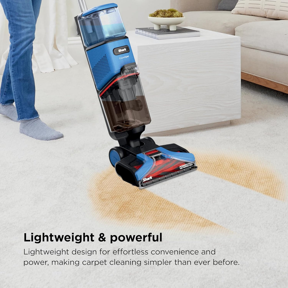 Shark CarpetXpert Upright Carpet & Area Rug Cleaner, Perfect for Pets, Lightweight & Powerful