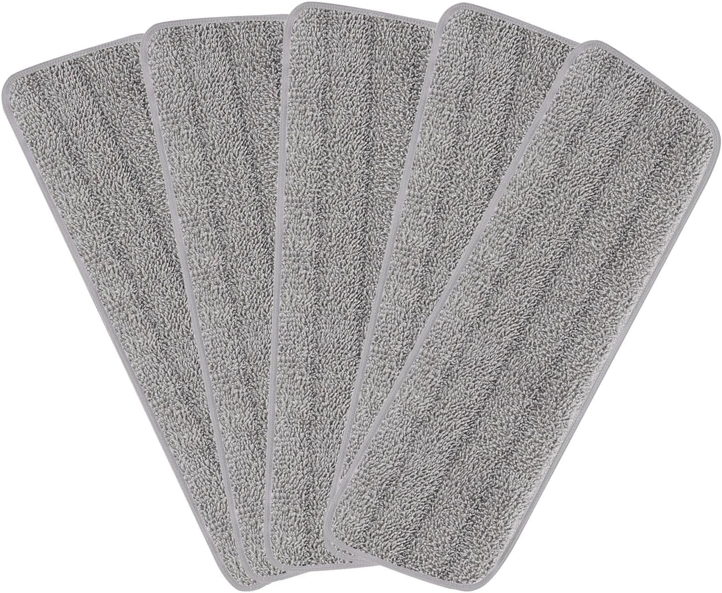 16.5 inch Reusable Mop Pads Microfiber Spray Mop Replacement Heads for Wet/Dry Mops Compatible with