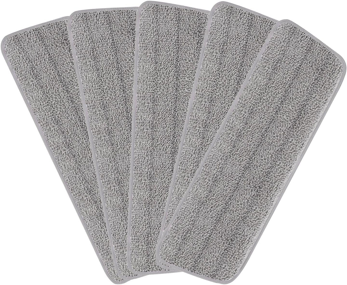 16.5 inch Reusable Mop Pads Microfiber Spray Mop Replacement Heads for Wet/Dry Mops Compatible with