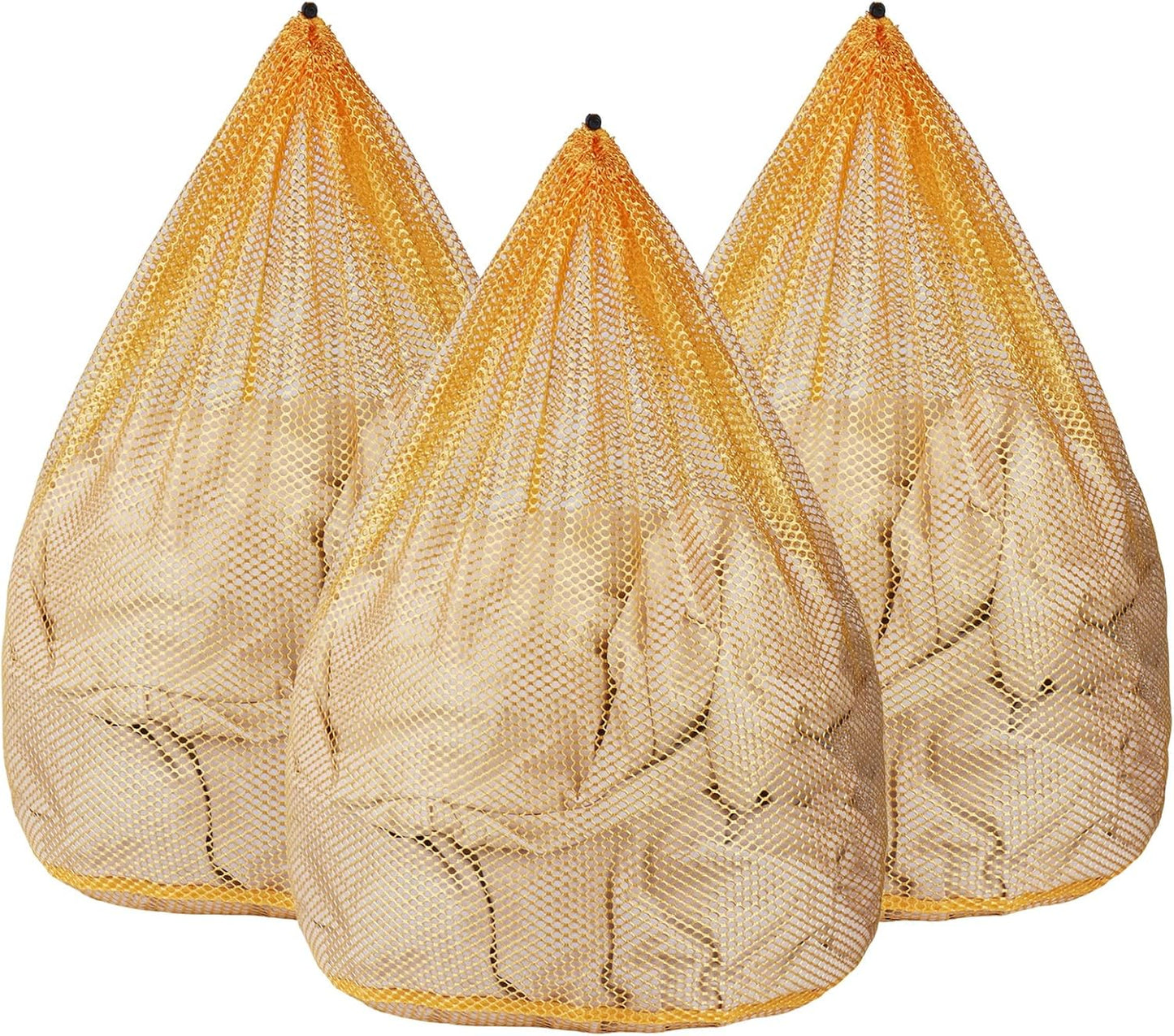 3Pcs Mesh Laundry Bags Washing Machine Mesh Wash Bags Jumbo for Delicates Clothes,Bed Linen,Toys