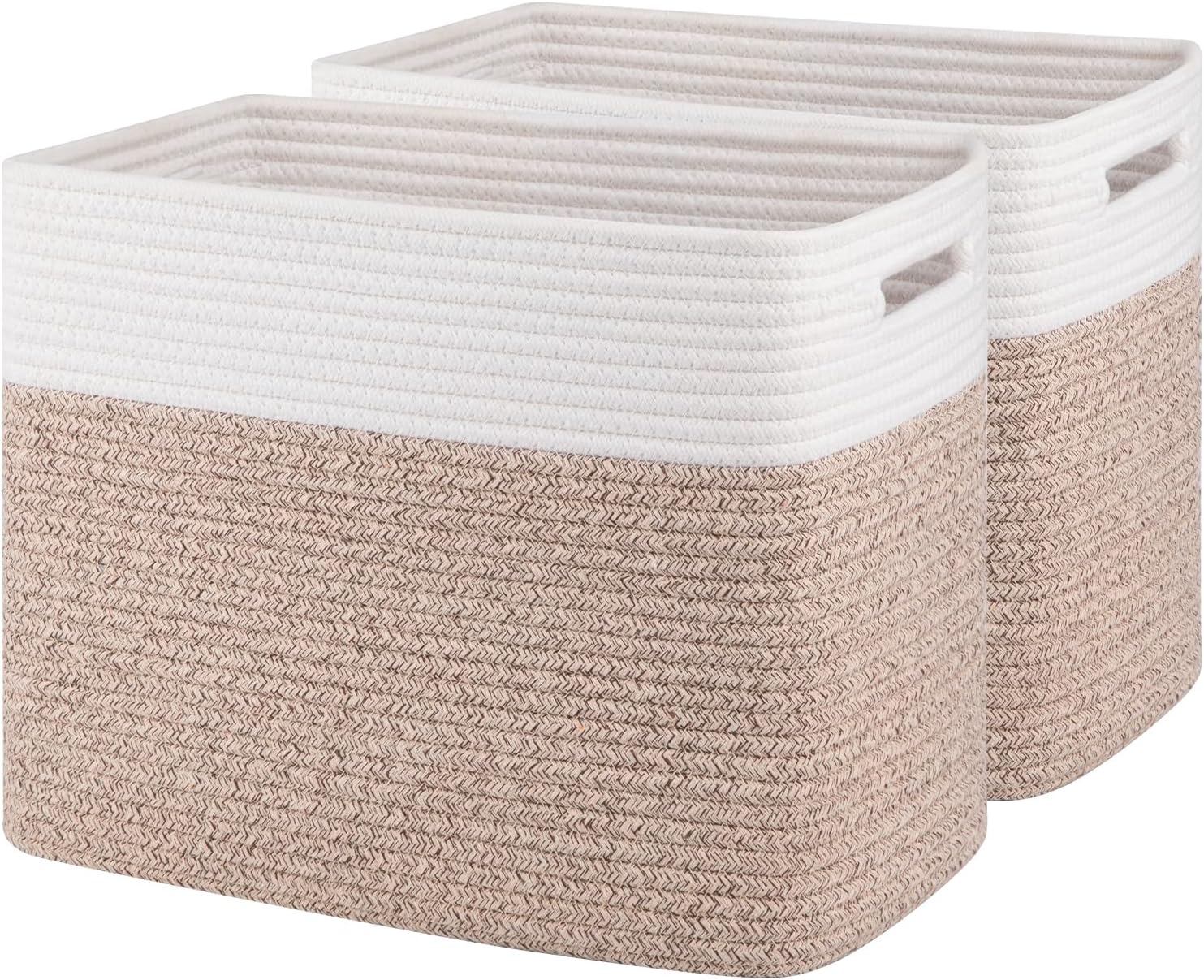 OIAHOMY Storage baskets for Shelf, Toy Storage Basket, Collapsible Storage Bins, Blanket Basket