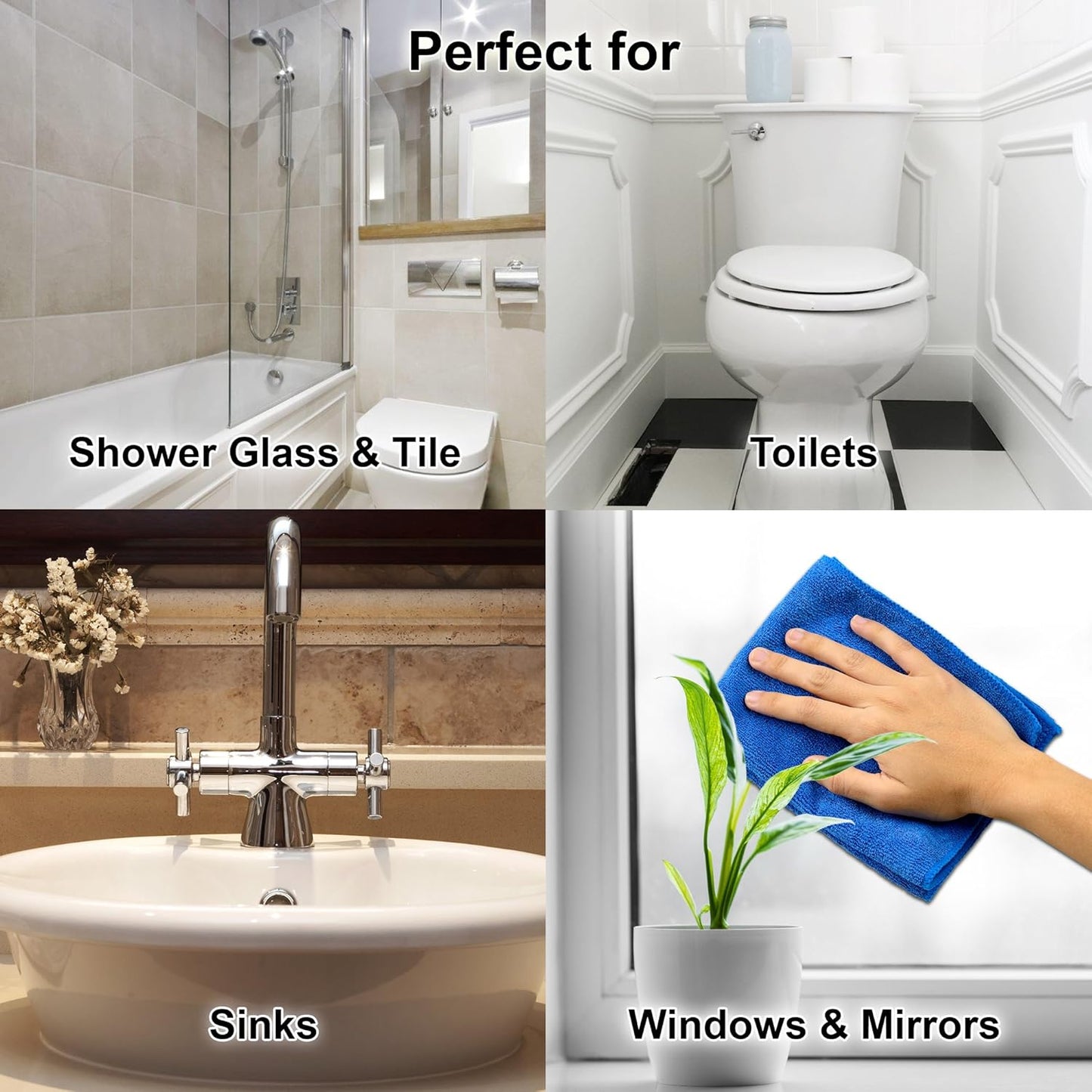 Clean-X New REPEL Glass and Surface Cleaner with Barrier Technology- 32 fl. oz. – 12 Pack Cleans