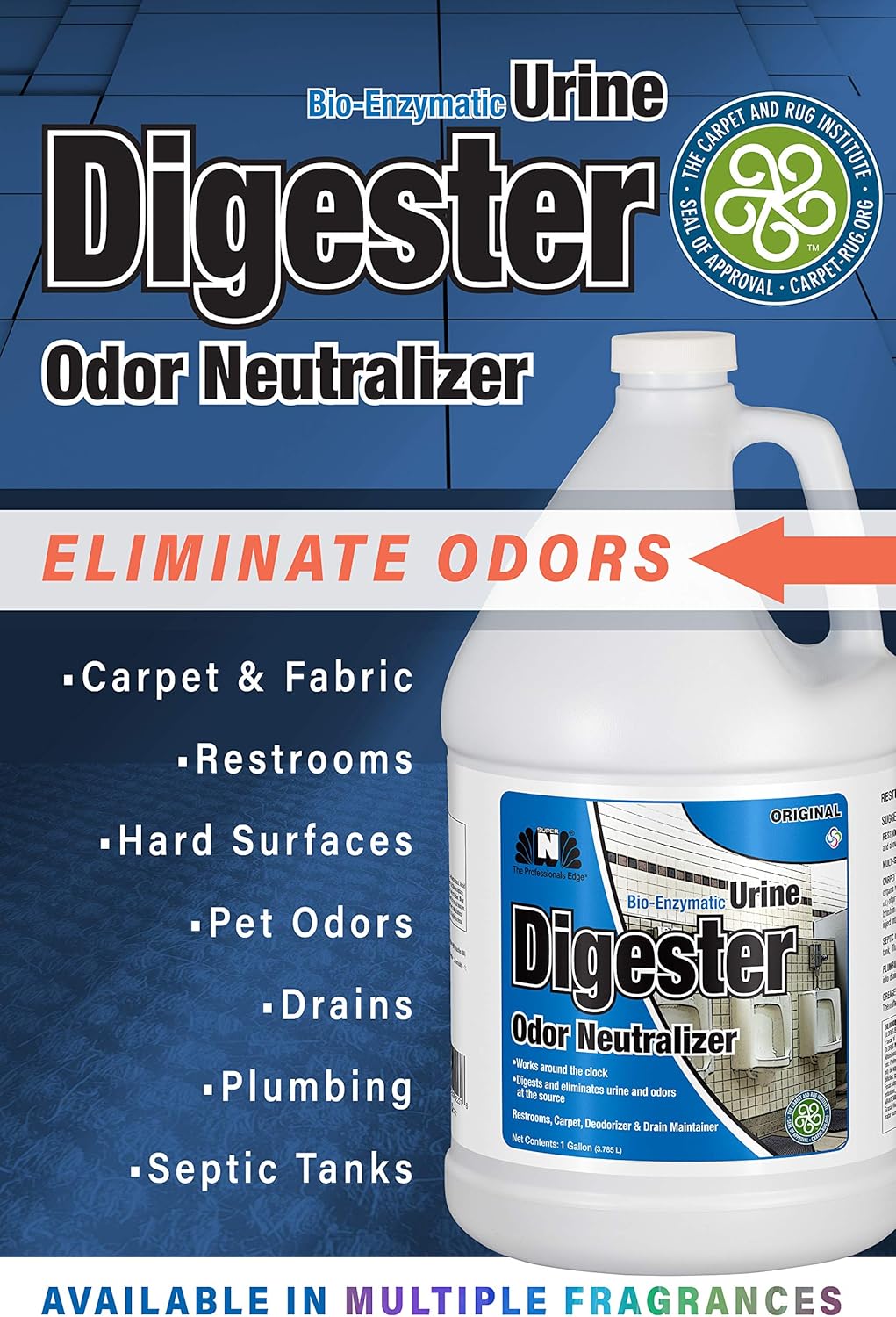 Nilodor BEON Urine Enzymatic Cleaner with Odor Neutralizer for Pet Dog, Carpet, and Bathroom, 1
