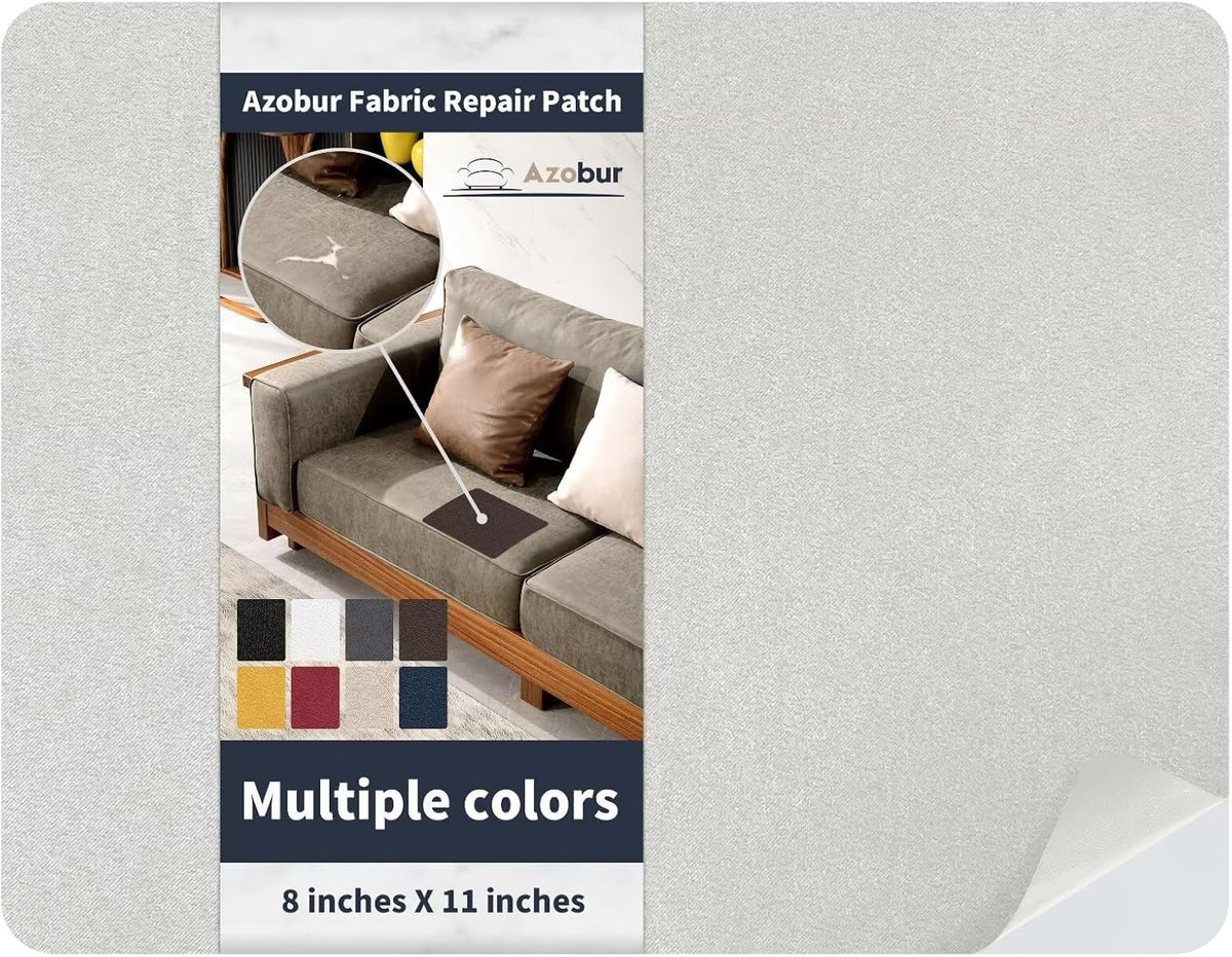 Azobur Velvet Patch,Self-Adhesive Rectangular Flannel Fabric Patch,Multicolor Available Anti