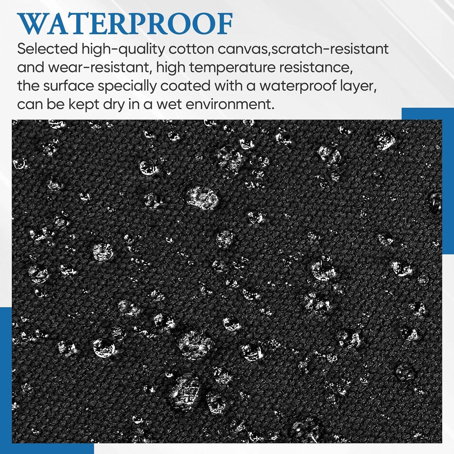 Canvas Repair Patch 5.5 x 8 Inches 6Pcs Self-Adhesive Waterproof Canvas Patch Kit for Repairing