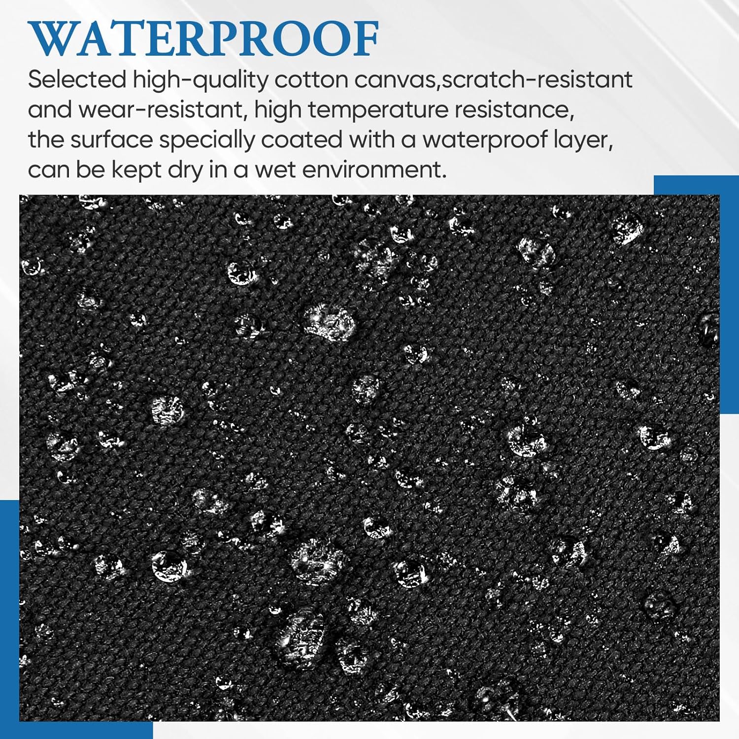 Canvas Repair Patch 5.5 x 8 Inches 6Pcs Self-Adhesive Waterproof Canvas Patch Kit for Repairing