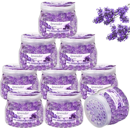 9 Pack Odor Eliminator Gel Beads Bulk 10 Ounces Air Freshener Gel Beads Odor Eliminator for Home