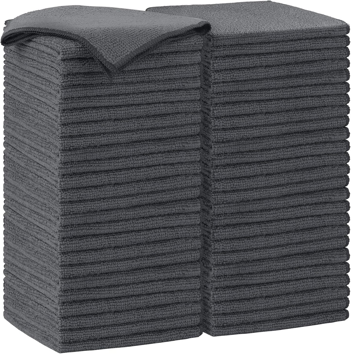AIDEA Microfiber Cleaning Cloth-50PK, Soft Microfiber Towels for Cars, Absorbent Cleaning Rags