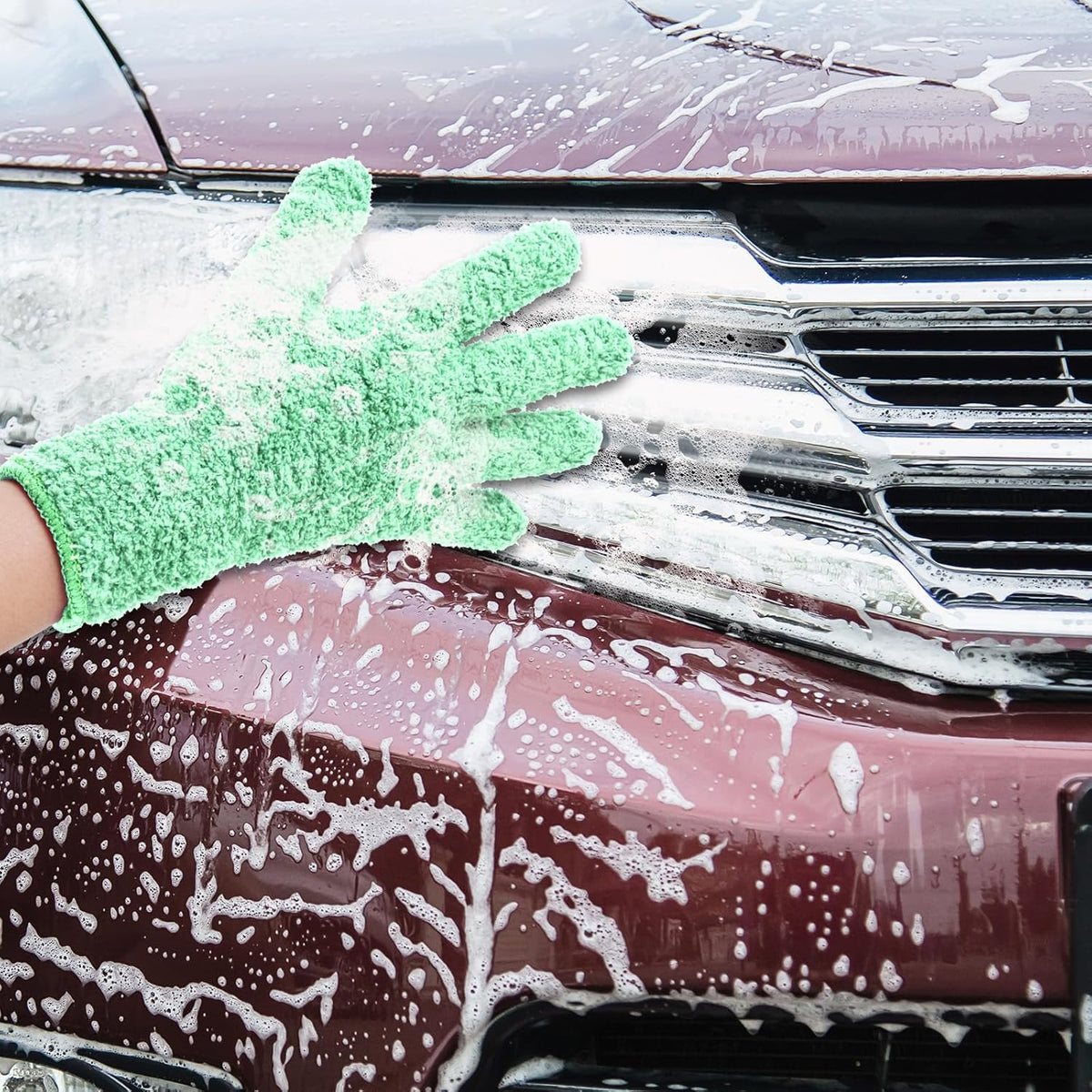 Plant Dusting Gloves, Microfiber Dusters for Cleaning Kitchen Indoor Mitt for House Use Desk Window