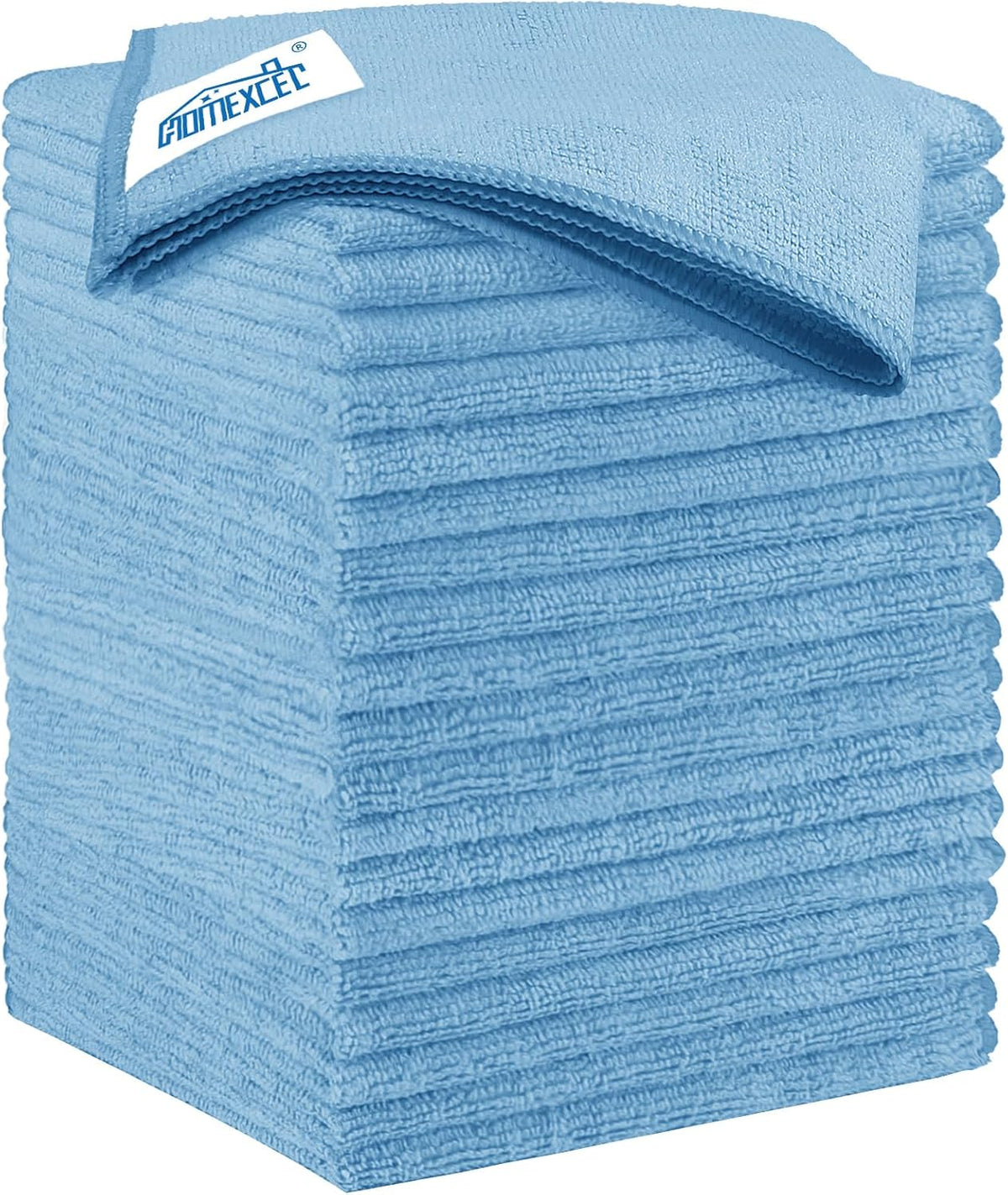 HOMEXCEL Microfiber Cleaning Cloth 20 Pack 11.5 x 11.5 inch Microfiber Towels for Cars Ultra