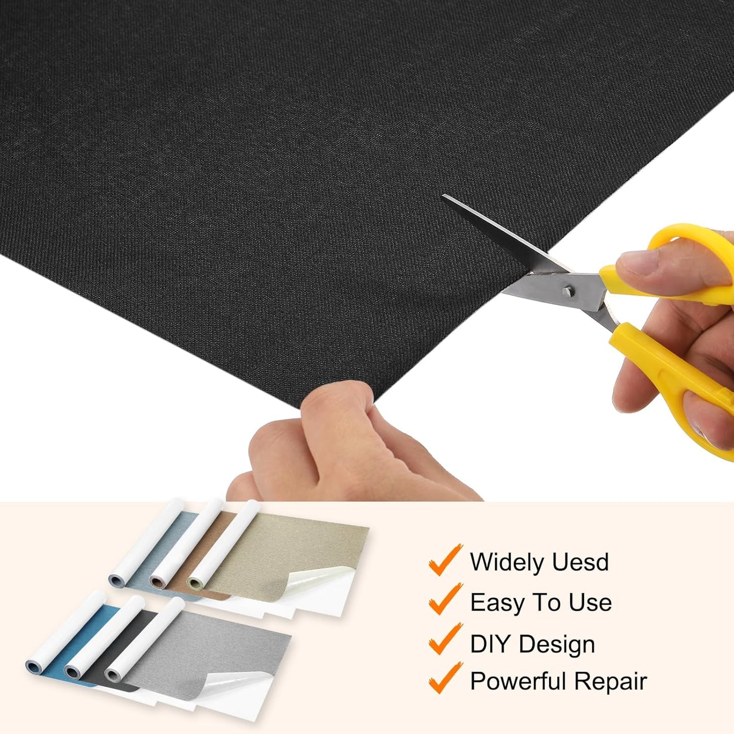 Repair Patches Repair Tape Self-Adhesive DIY Repair Patch Linen Gear Patch for Sofa, Furniture