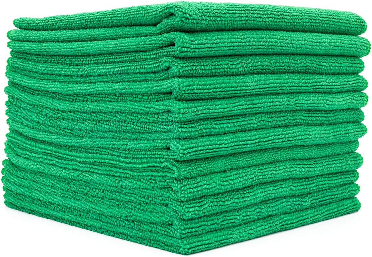 The Rag Company - All-Purpose Microfiber Terry Cleaning Towels - Commercial Grade, Highly