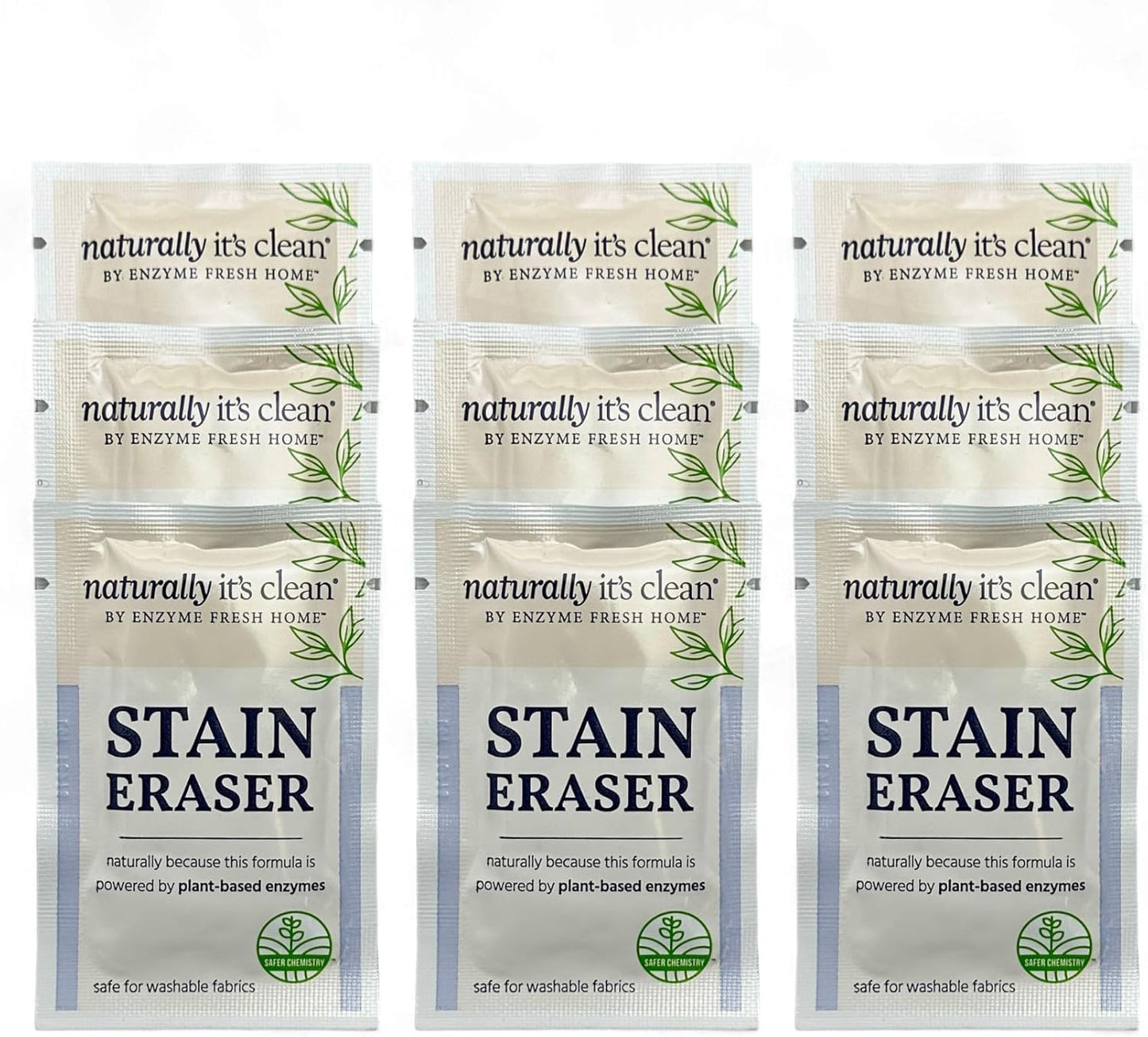 Naturally It's Clean Stain Eraser, Natural Enzymes Based/Biodegradable Instant Stain Removal, Spot