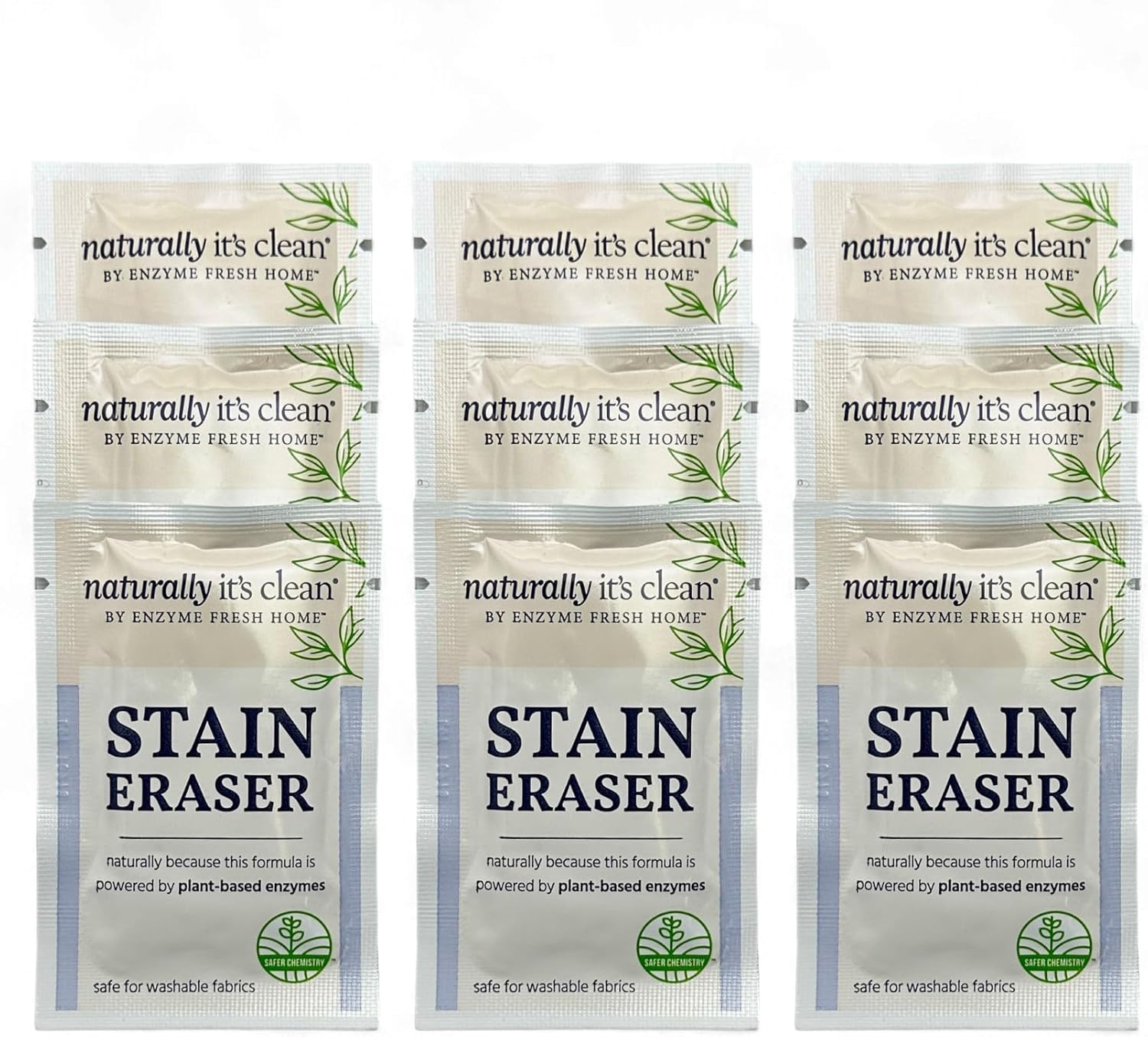 Naturally It's Clean Stain Eraser, Natural Enzymes Based/Biodegradable Instant Stain Removal, Spot