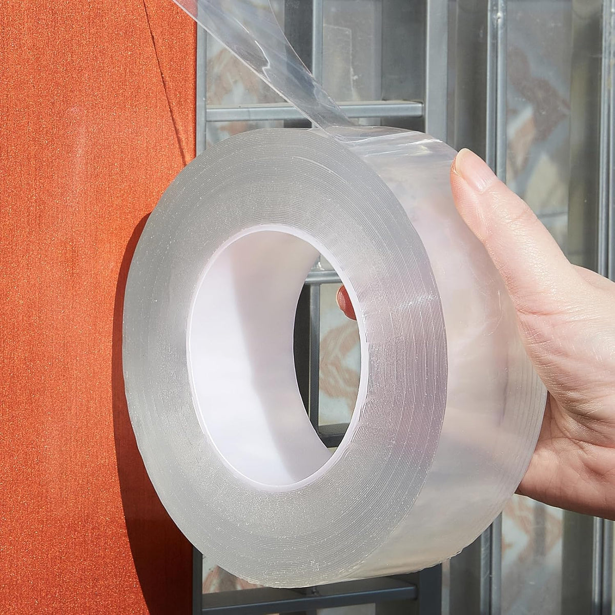 Transparent Window Weather Sealing Tape 2inch*33ft Weather Stripping Residue-Free Clear Window