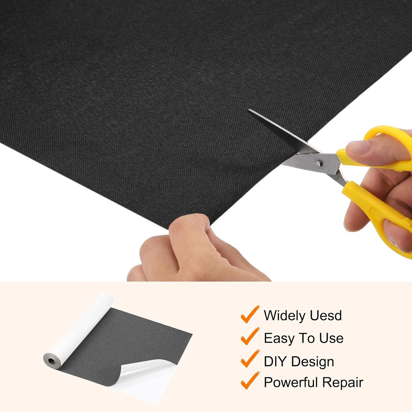 Repair Patches Repair Tape Self-Adhesive DIY Repair Patch Linen Gear Patch for Sofa, Furniture