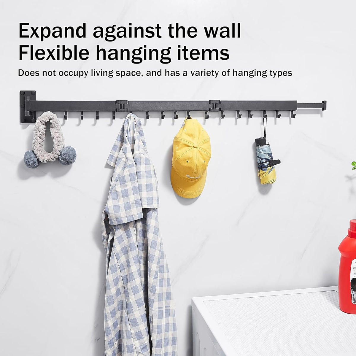 Clothes Drying Rack,Laundry Drying Rack Wall Mount, Space Saver Clothes