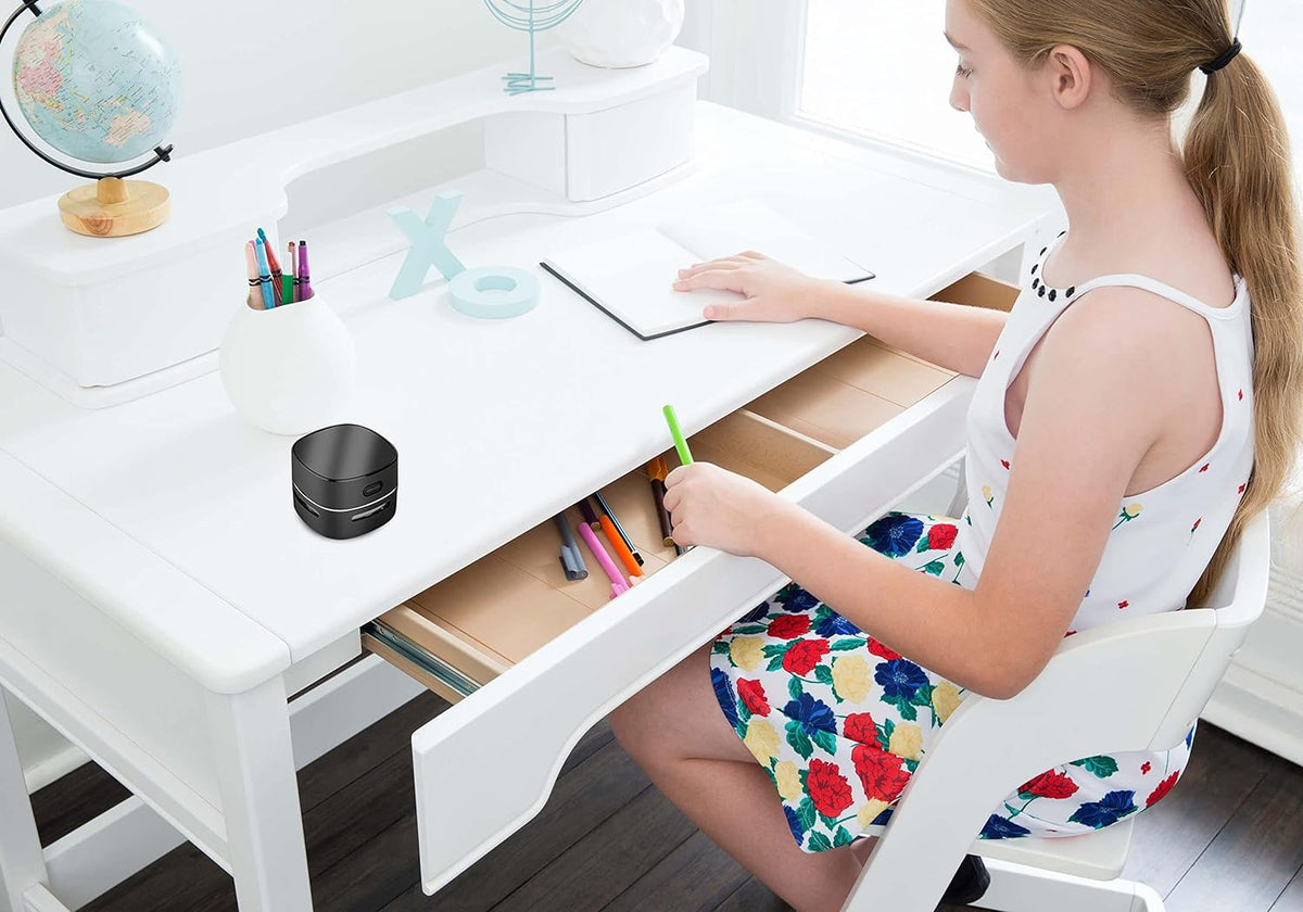 ODISTAR Desktop Vacuum Cleaner, Mini Table dust Sweeper Energy Saving,High Endurance up to 400