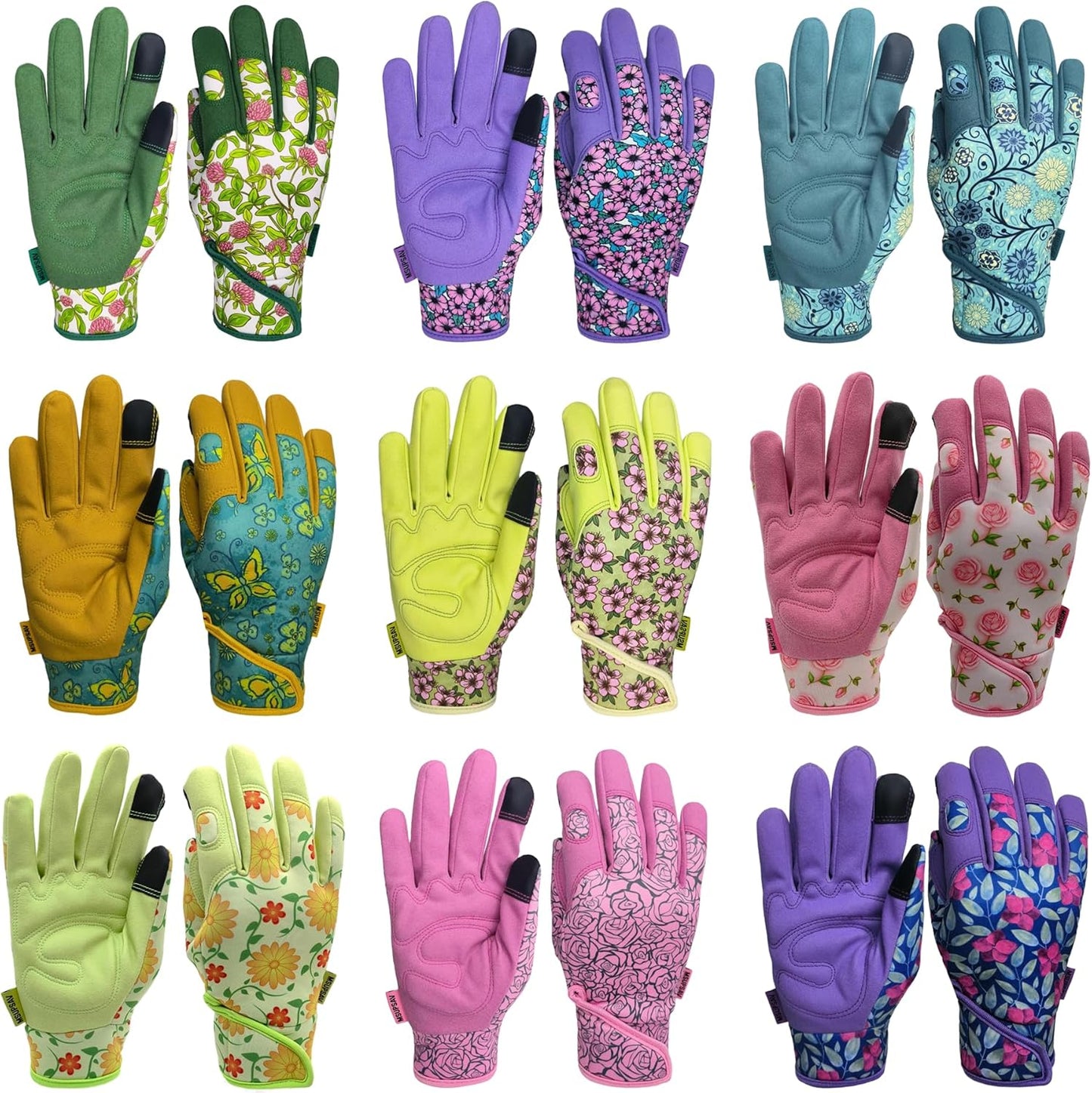 Thorn Proof&Puncture Resistant Gardening Gloves with Grip,Garden Gloves for Women, Leather Work