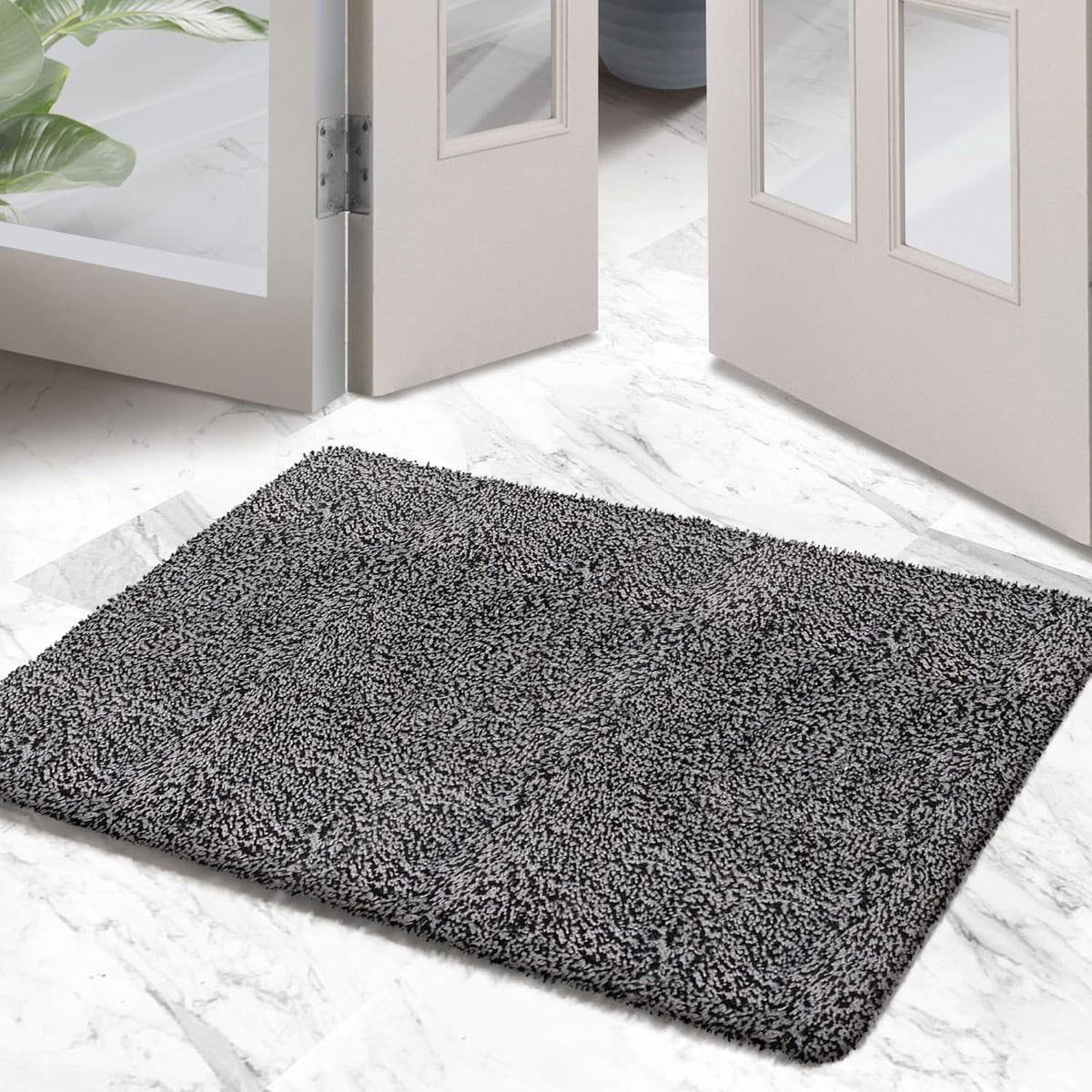 Premium Microfiber Indoor Door Mat – 24"x36" Washable Entry Mat, Non-Slip, Waterproof Backing