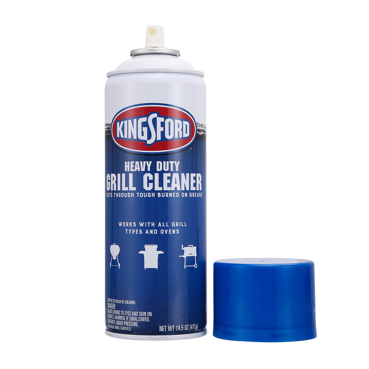 Kingsford Heavy Duty Foaming Grill Cleaner Spray, 14.5 Oz