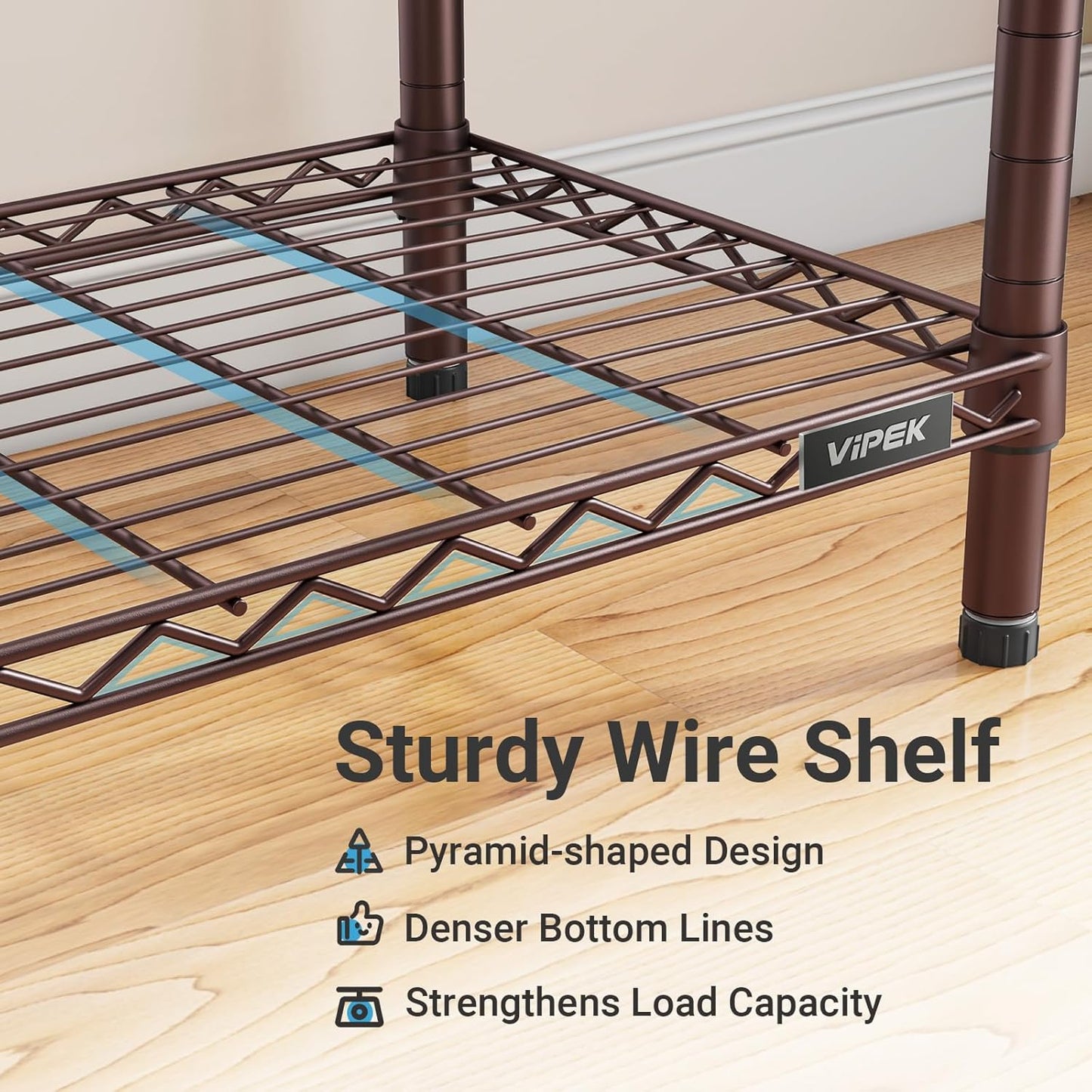 VIPEK Classic V6 Wire Garment Rack Heavy Duty Clothes Rack for Hanging Clothes, 5 Tiers