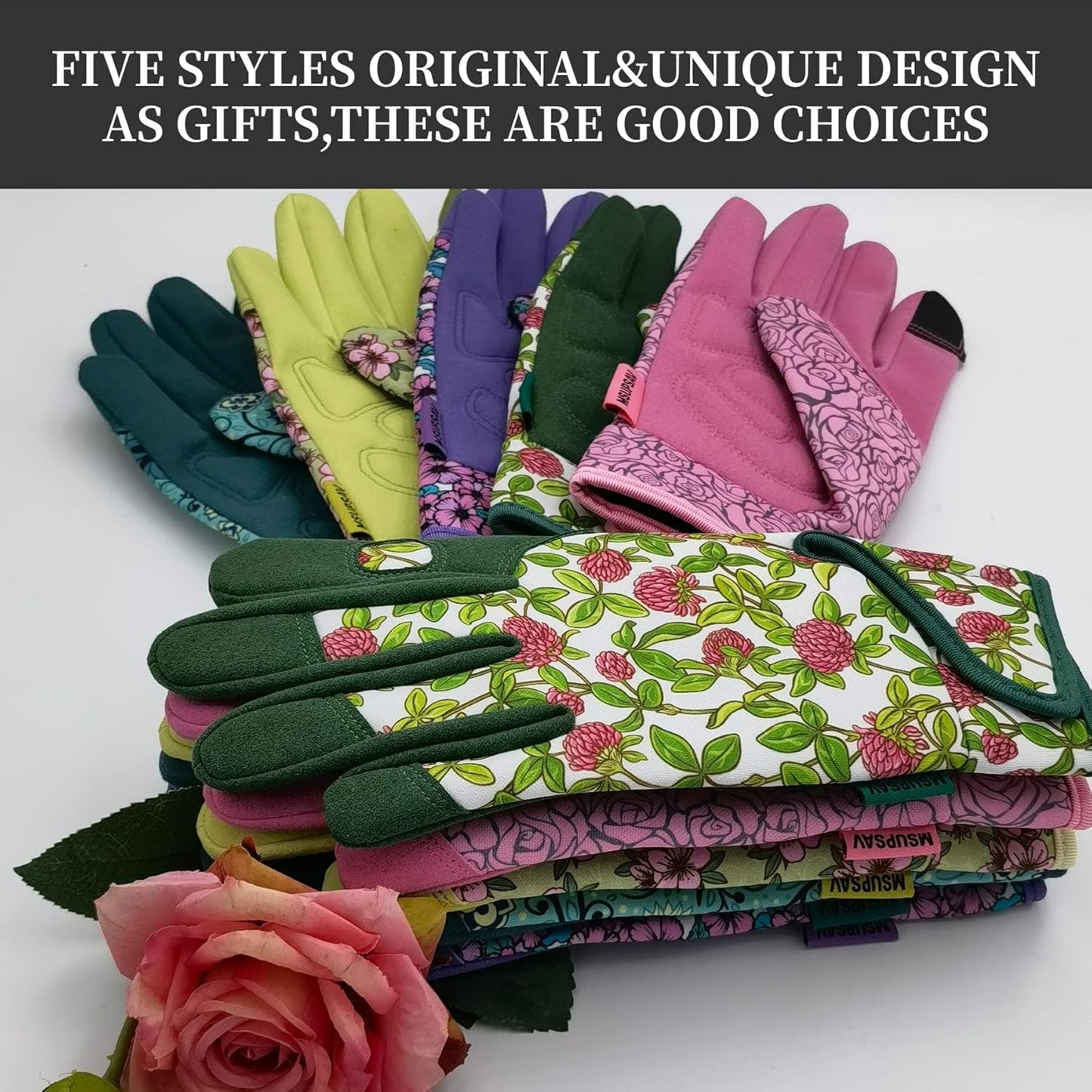 Thorn Proof&Puncture Resistant Gardening Gloves with Grip,Garden Gloves for Women, Leather Work