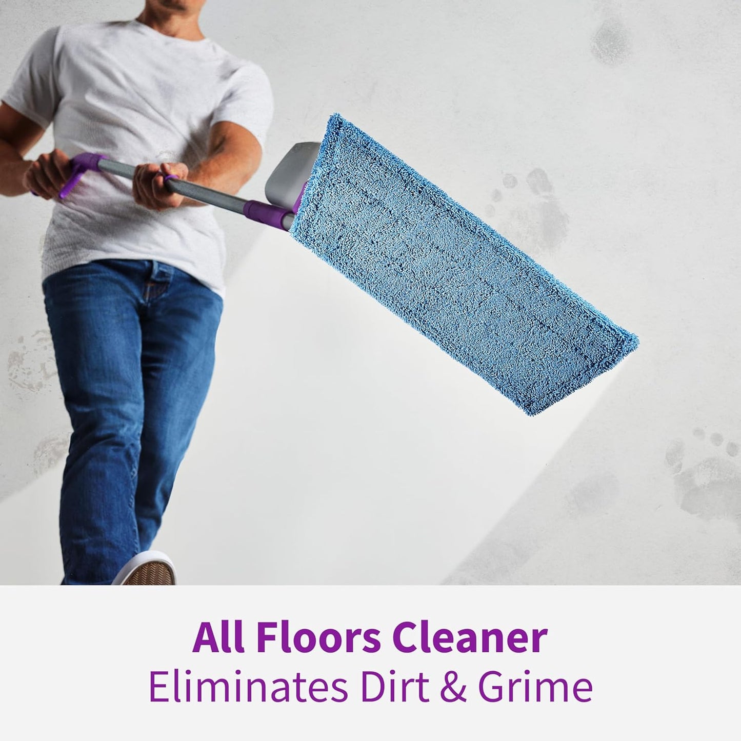 Rejuvenate Click N Clean Multi-Surface Spray Mop All-in-One Kit Cleans and Revitalizes Floors, 1