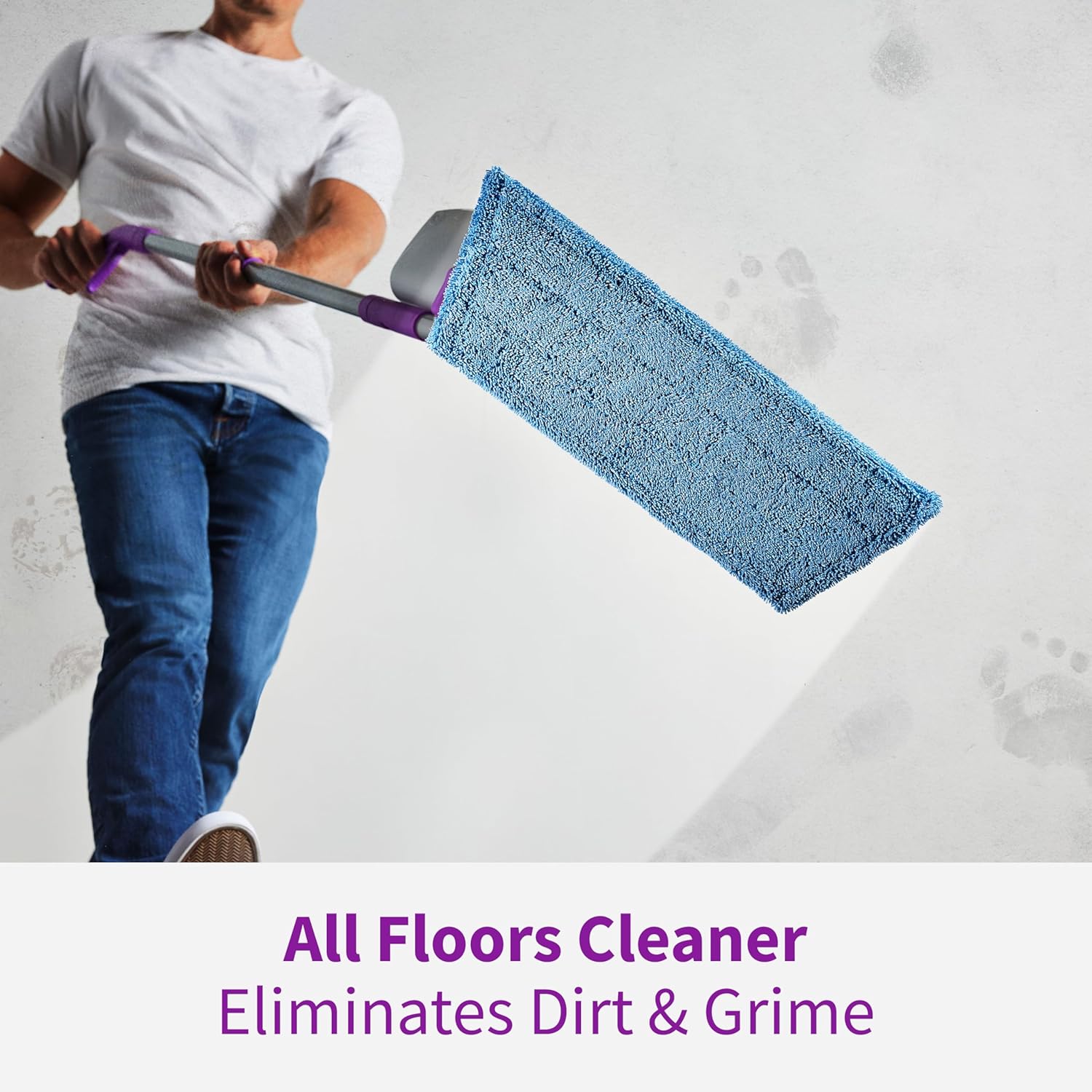 Rejuvenate Click N Clean Multi-Surface Spray Mop All-in-One Kit Cleans and Revitalizes Floors, 1