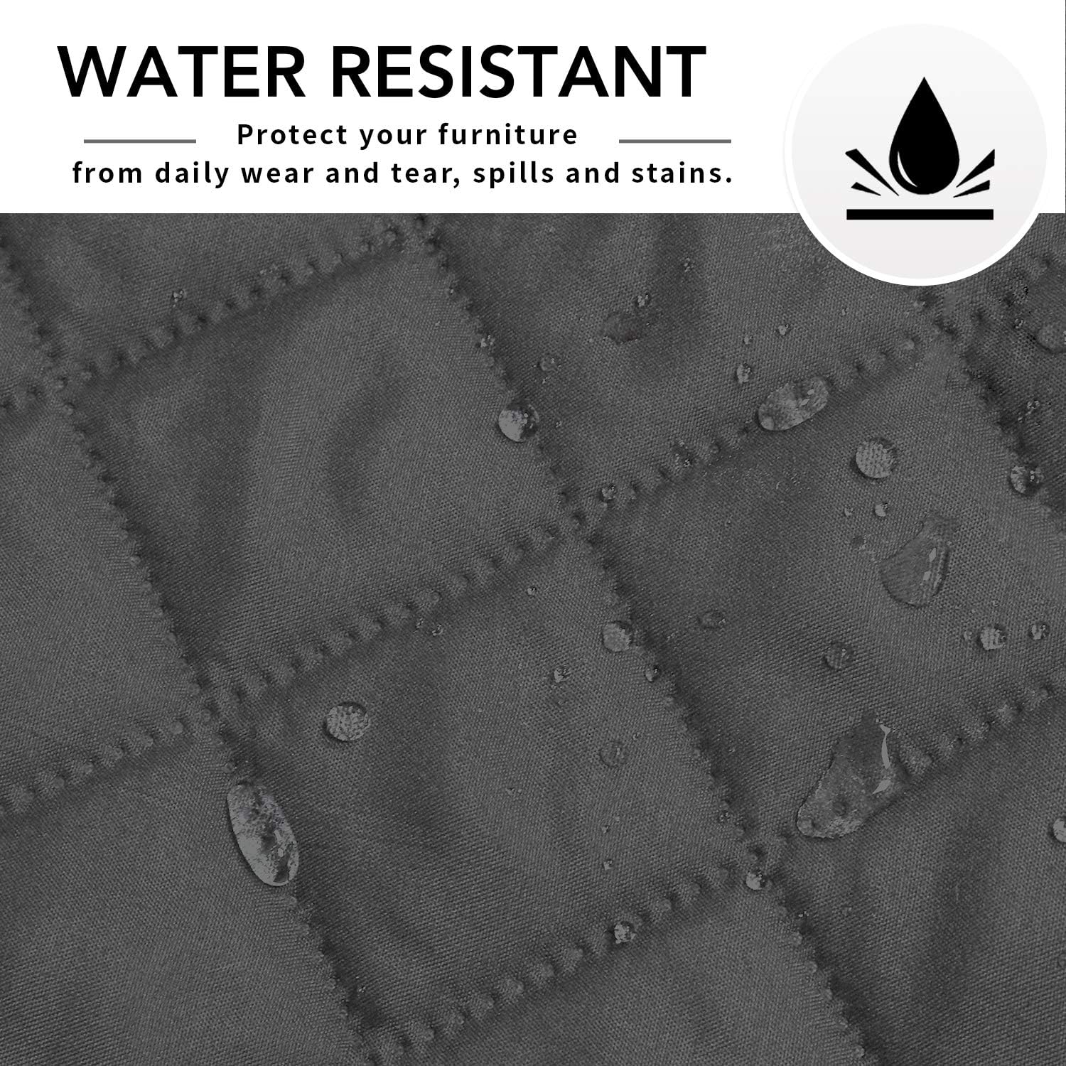 Easy-Going Sectional Couch Covers for Dogs L Shape Sofa Cover Reversible Sofa Slipcover Chaise