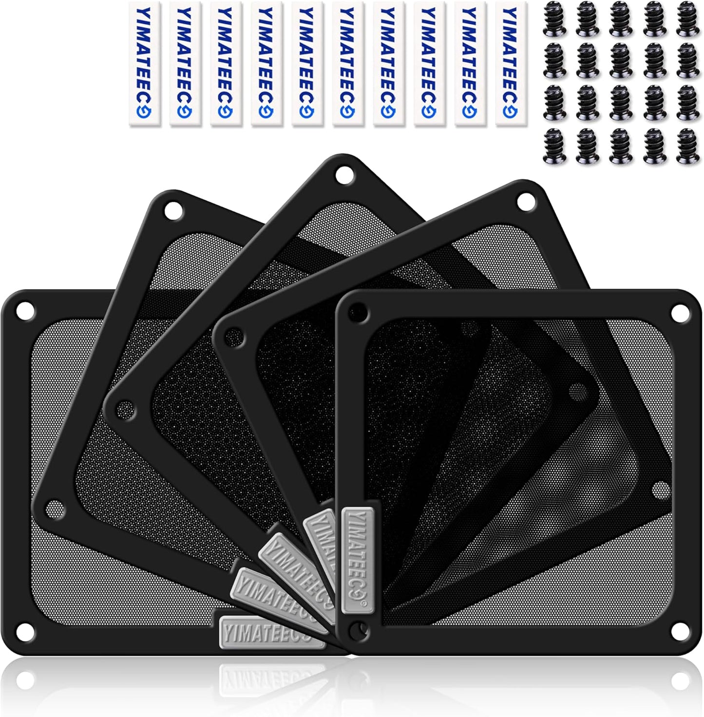 140mm PC Dust Filter for Computer Cooler Fan/PSU/Routers PVC 50 Mesh, Magnetic Dust Mesh Computer