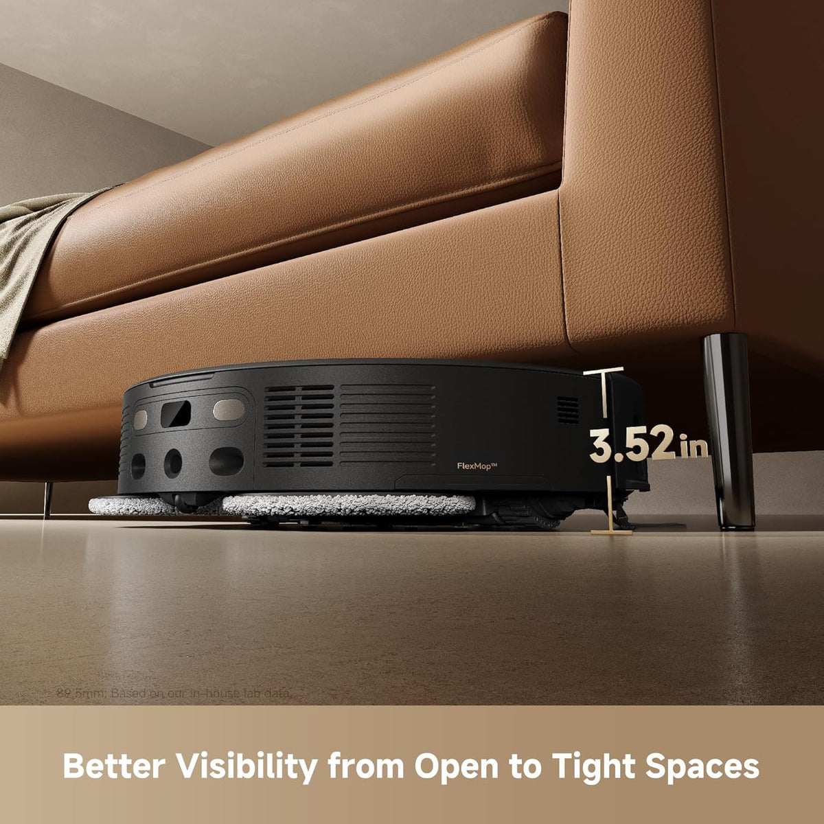 Mova V50 Ultra Complete Robot Vacuum and Mop Self-Cleaning, 24,000 Pa Suction, Liftable Navigation