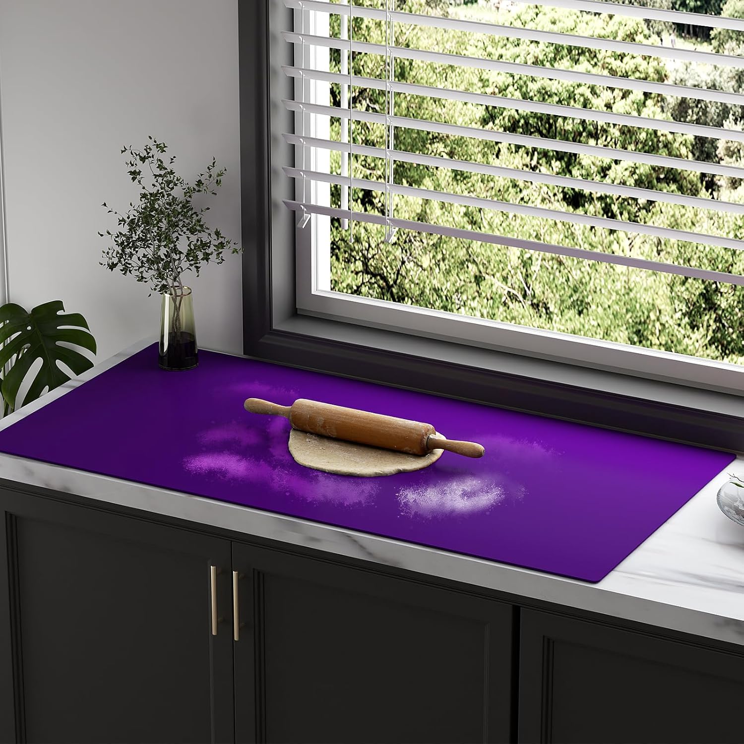 Quality Silicone Table Mat 47x24 Inch - High Heat Resistant (Lab Tested 482°F), Non-Slip