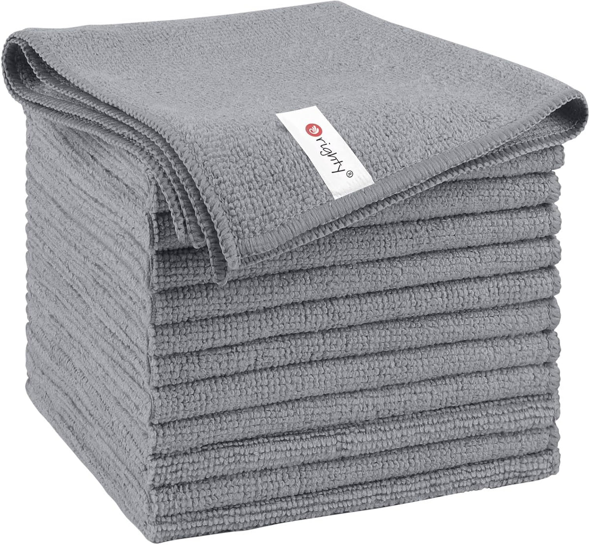 Orighty Microfiber Cleaning Cloth, 12 Pack Microfiber Towels for Cars, Highly Absorbent Car