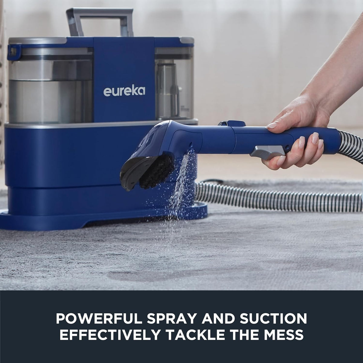 EUREKA Portable Carpet and Upholstery Cleaner, Spot Cleaner for Pets, Stain Remover for Carpet