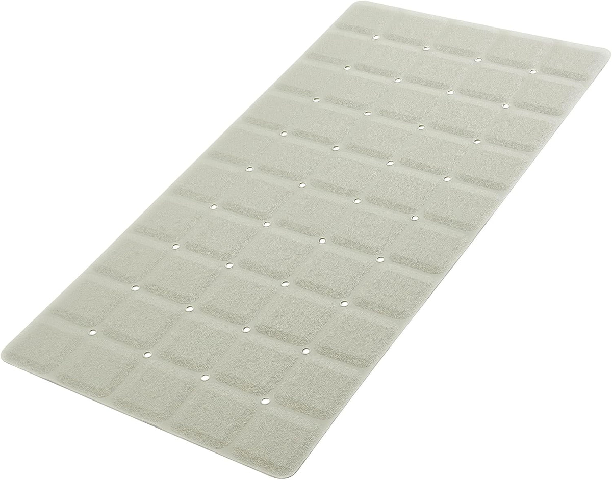 Foldable Silicone Bathtub Mat: Jumbo Size Heavy Duty Safety Bath Mat for Tub Without Suction Cups