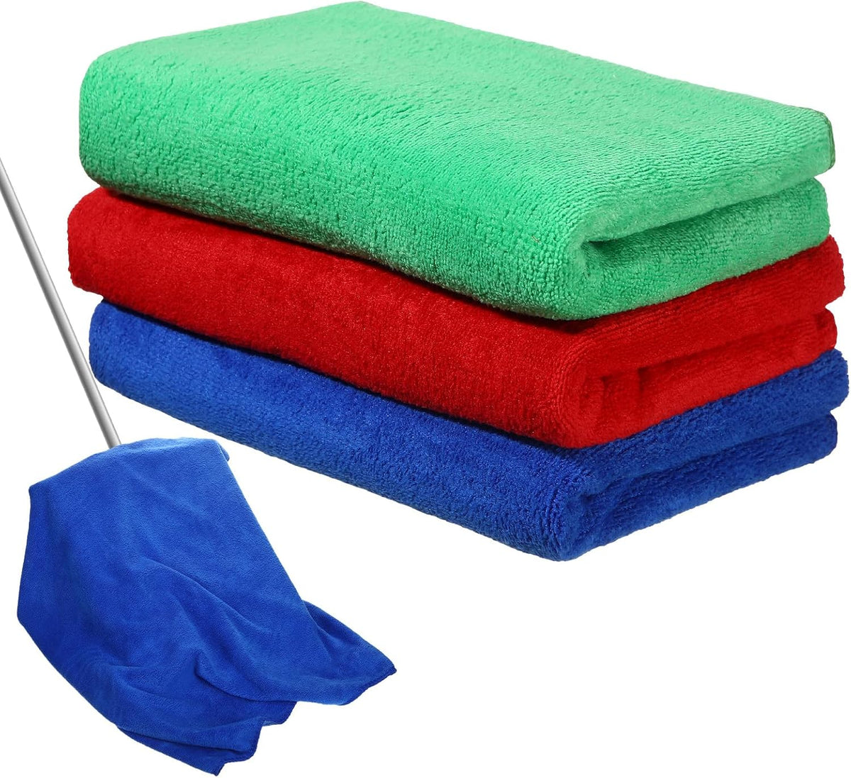 Newwiee 3 Pcs Extra Large Microfiber Cleaning Cloth 30" x 20" Washable Reusable Microfiber Towel