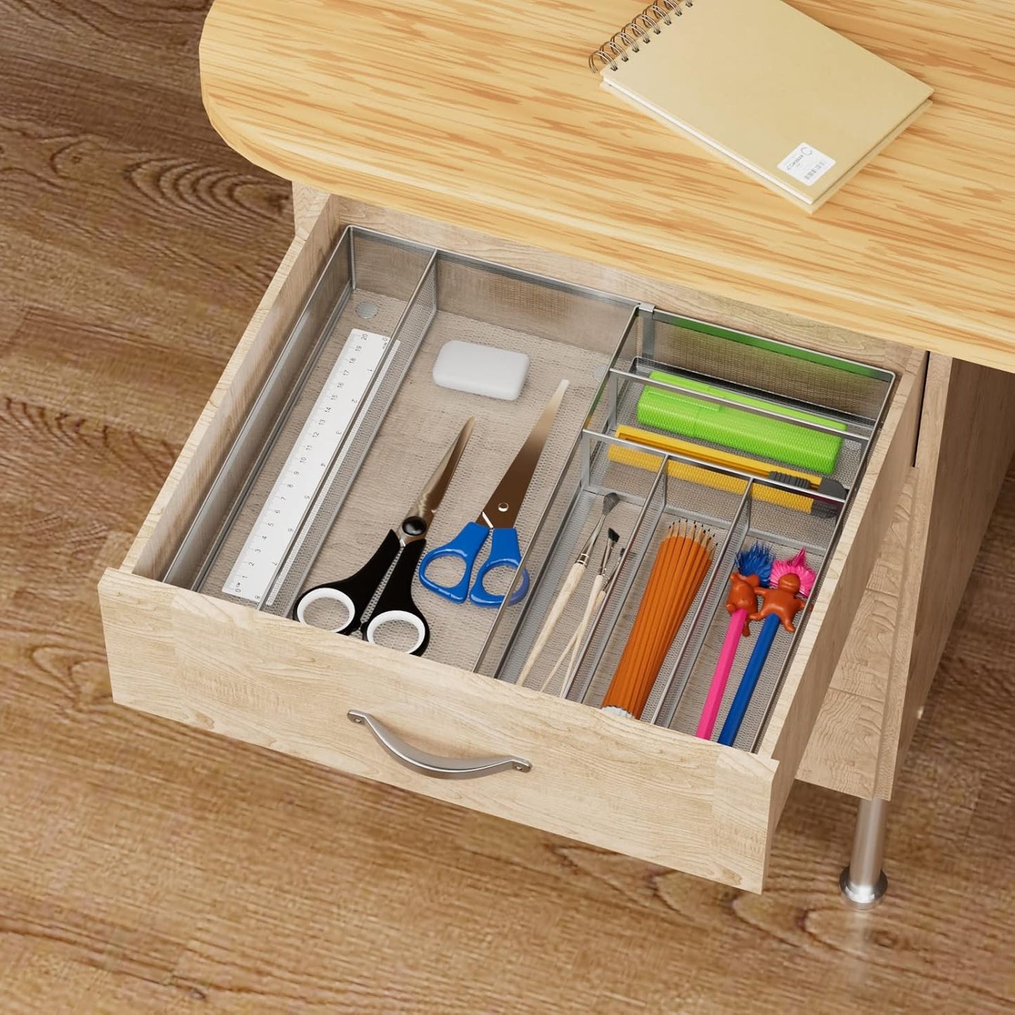 JANE EYRE Utensil Drawer Organizer - Expandable Cutlery Tray, Silverware/Flatware Storage Divider