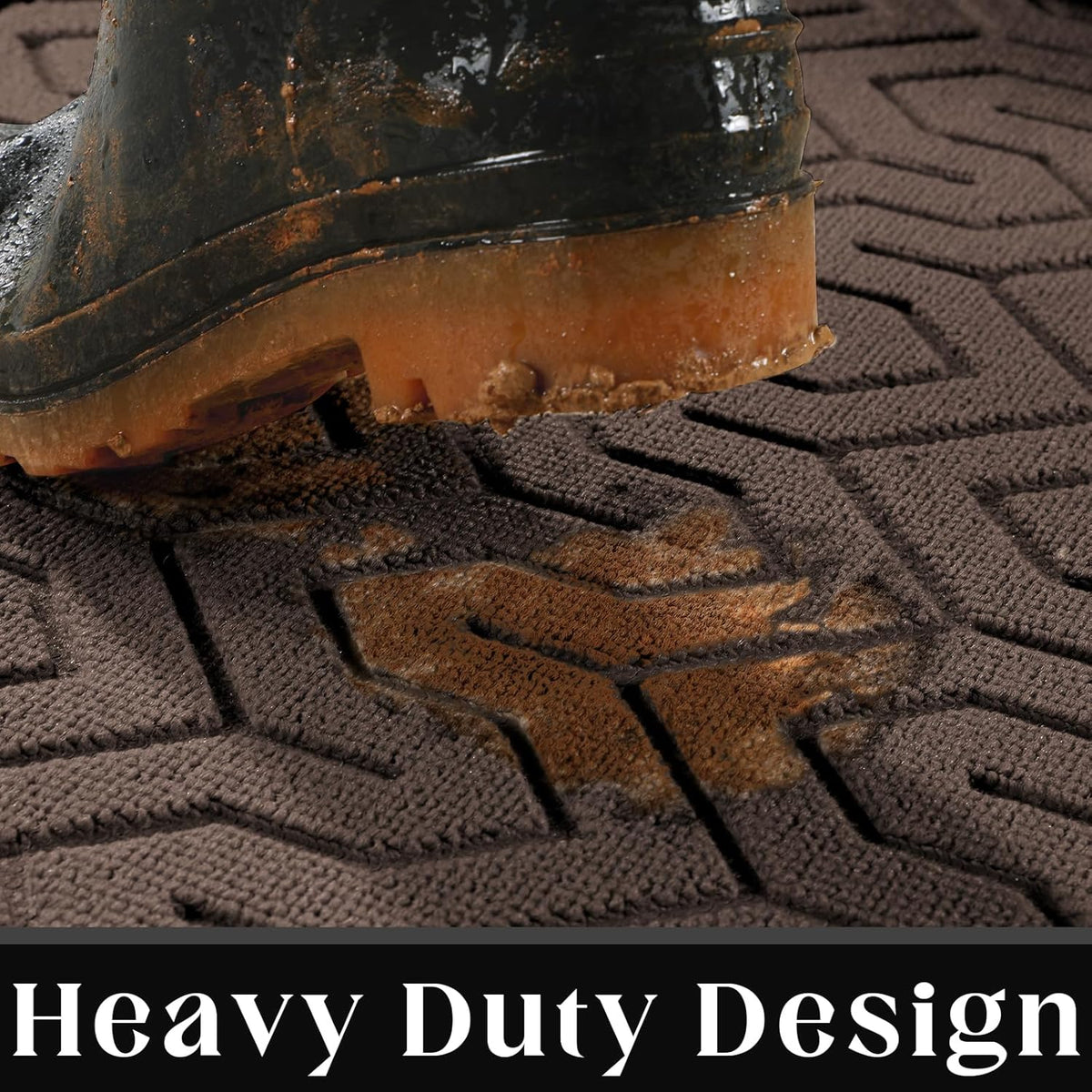 Yimobra Extra Large Door Mat Outside Entrance 60x32, Waterproof Heavy Duty Outdoor Mats for Front