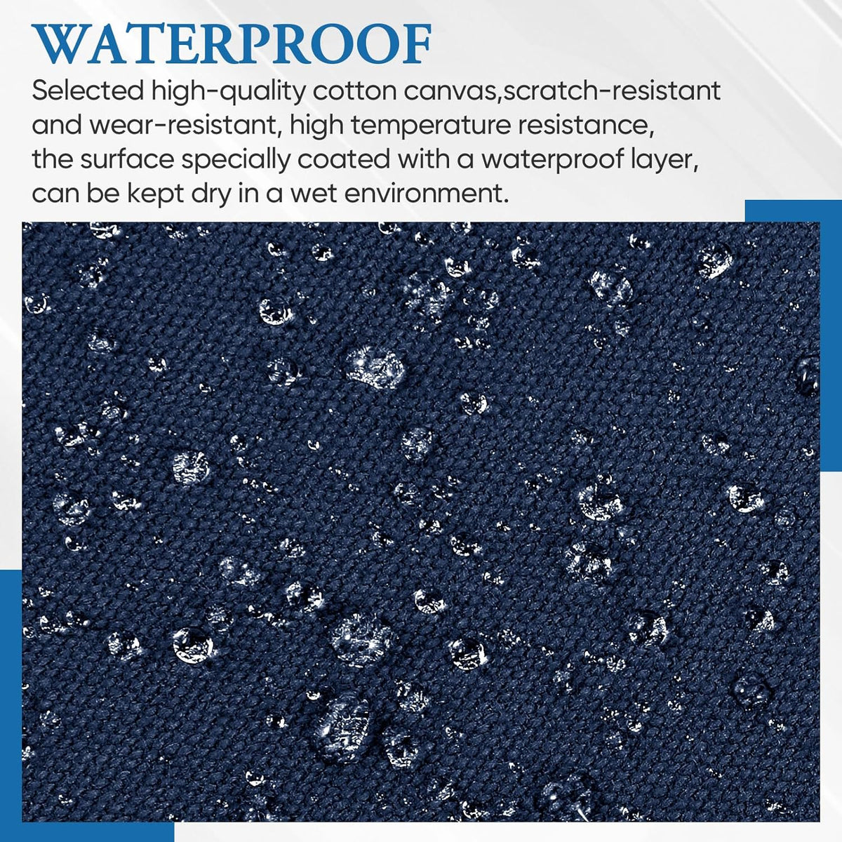 Canvas Patch 5.5 x 8 Inches 6Pcs Self-Adhesive Waterproof Canvas Patch Kit for Repairing