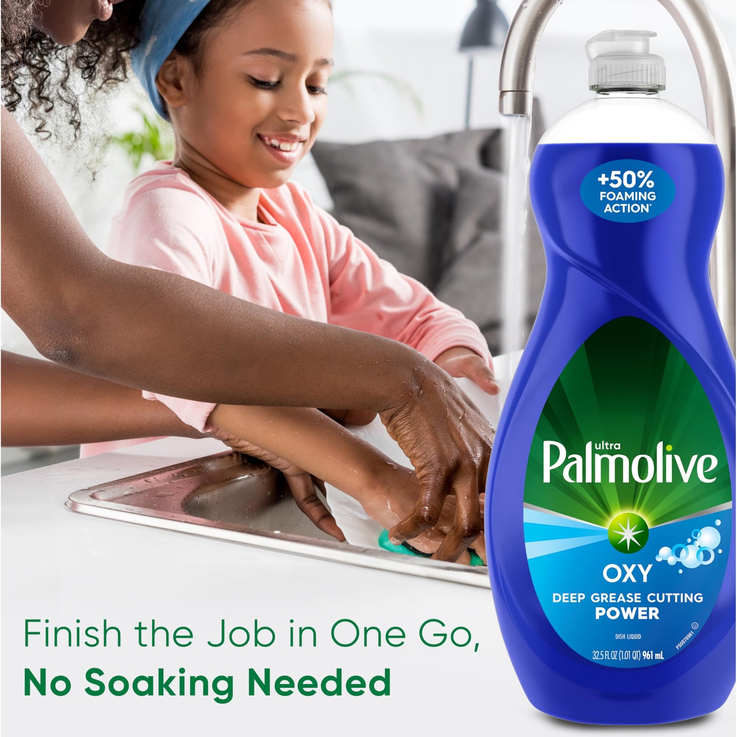 Palmolive Ultra Liquid Dish Soap, Oxy Power Degreaser - 32.5 Fluid Ounce (4 Pack)