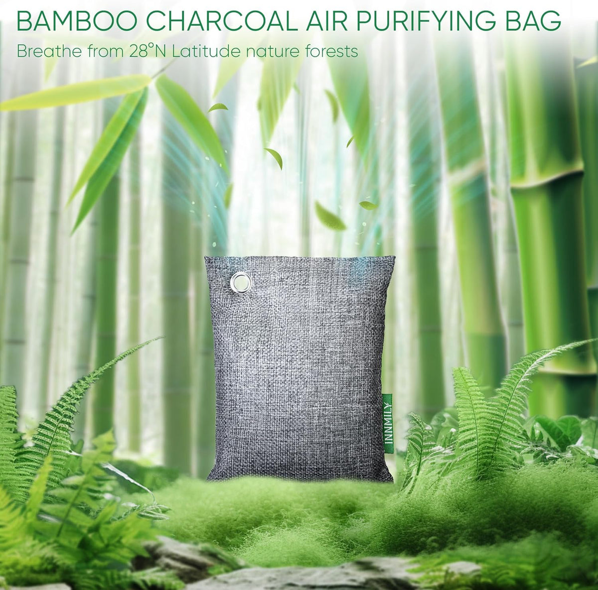 Activated Charcoal Odor Absorber, Odor Eliminator for Strong Odor,Bamboo Charcoal Air Purifying