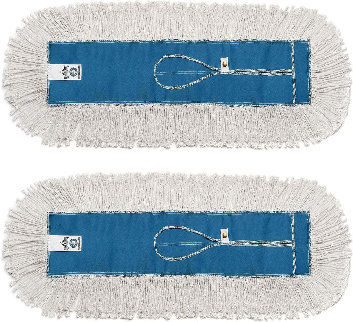 Nine Forty Industrial-Grade 36x5 Cotton Dust Mop Head Refills, Perfect Replacement for Busy Home
