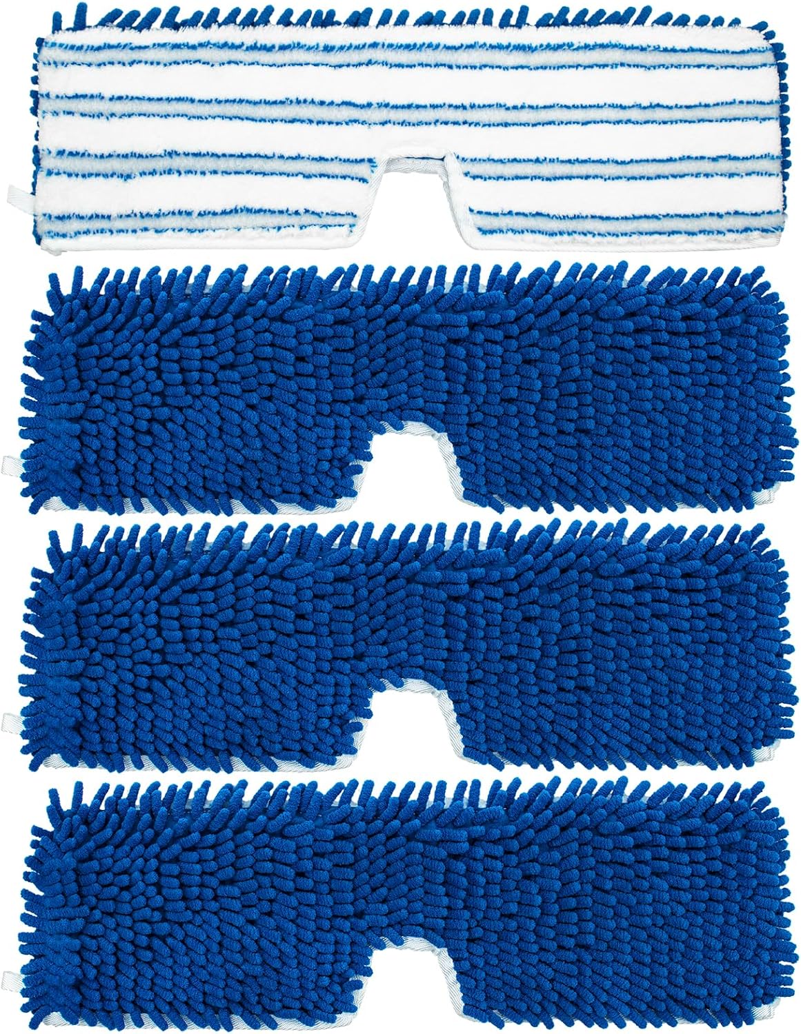 4 Pack Mop Heads Replacements for Ocedar Dual-Action Microfiber Flip Mop, Double Sided Mop Replace