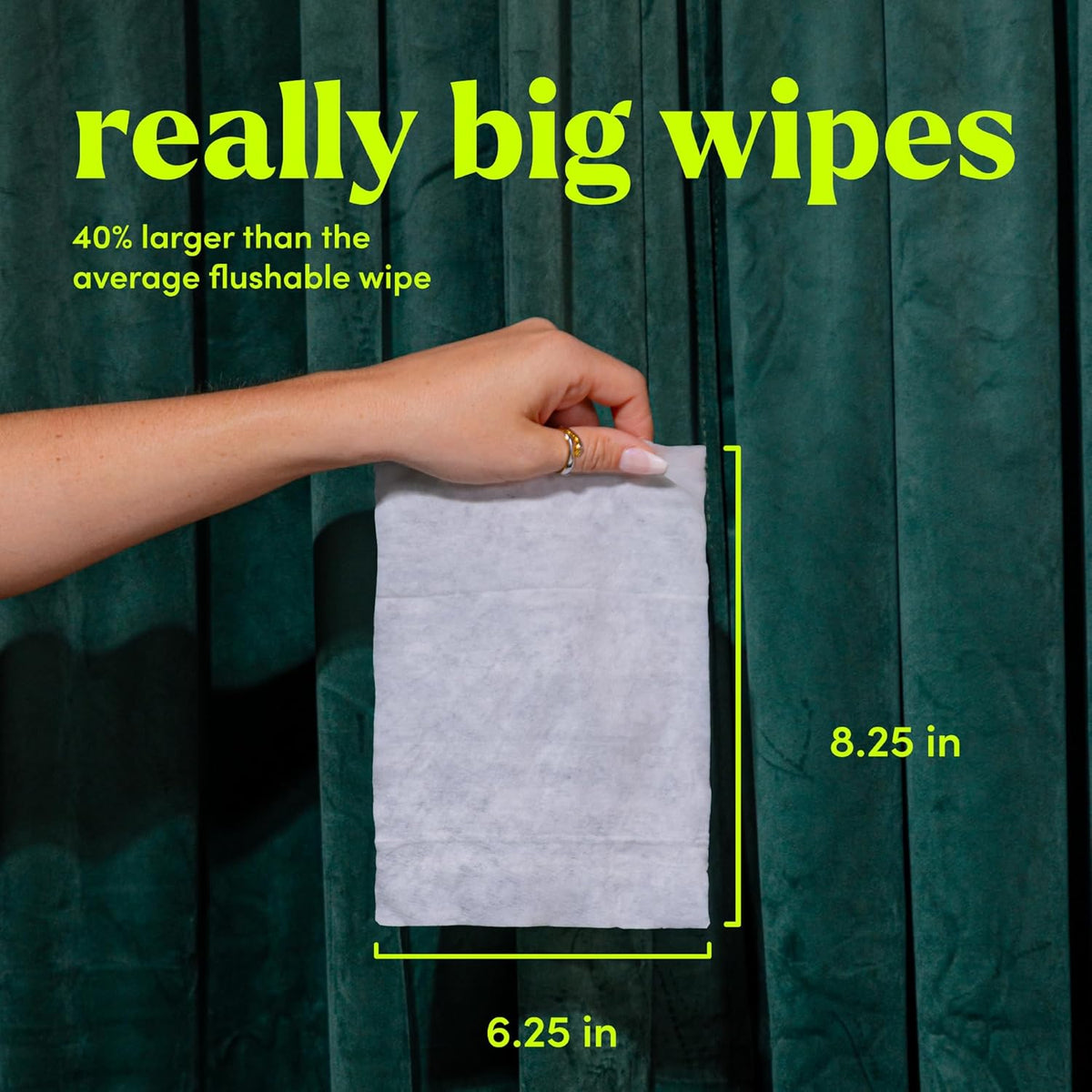 goodwipes Flushable Wipes - Individually Wrapped Butt Wipe for On-the-Go Adults - Portable Mini