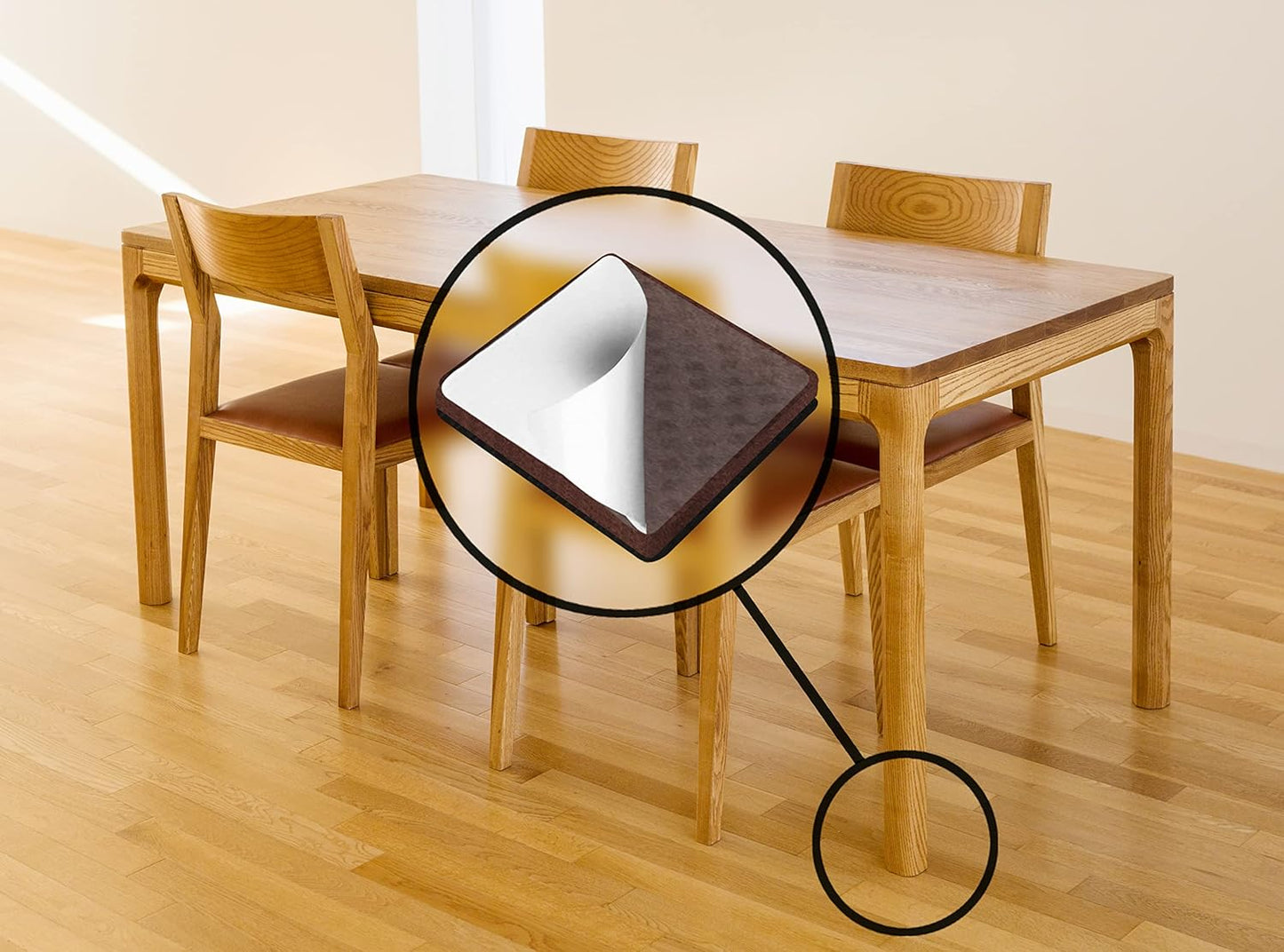 Slipstick GorillaPads CB148 Non Slip Furniture Pads/Rubber Gripper Feet (Set of 8) Self Adhesive