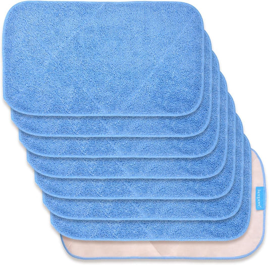 KEEPOW Microfiber Mop Cloth Refills Compatible with MR.SIGA Professional Microfiber Mop, Double