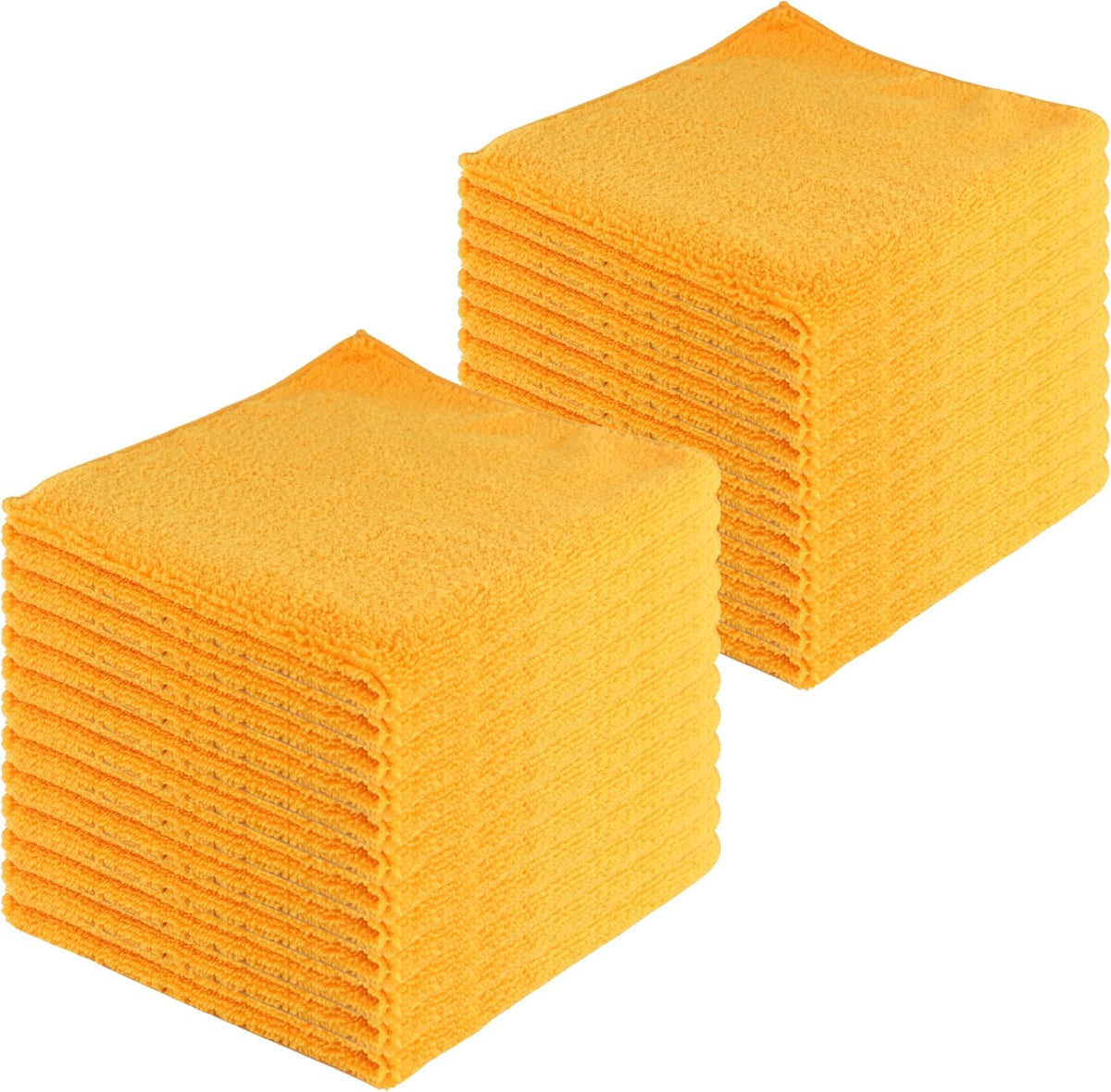 Microfiber Cleaning Cloths,24 Pack, 16"x16", All-Purpose, Softer, Highly Absorbent, Lint-Free